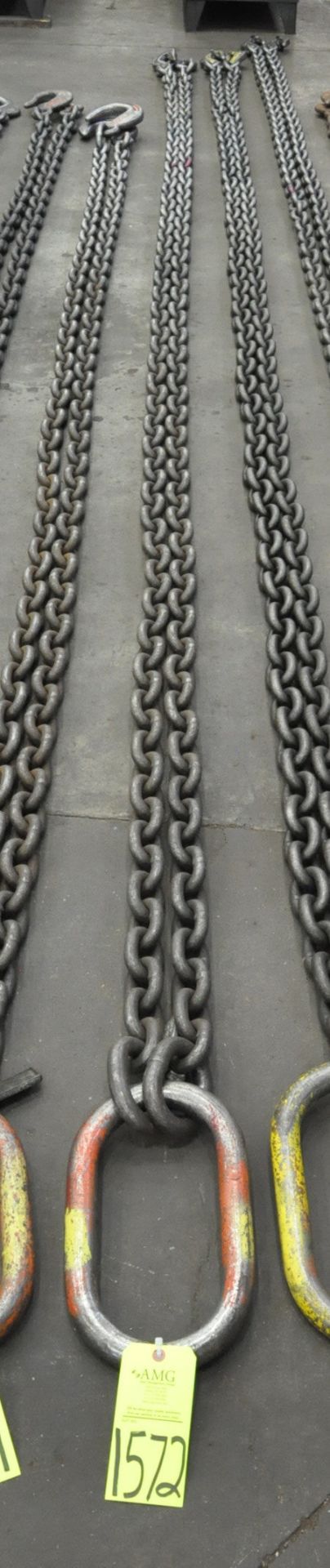 3/4" Link x 20' Long 2-Hook Chain Sling, Cert Tag, (G-19), (Yellow Tag)