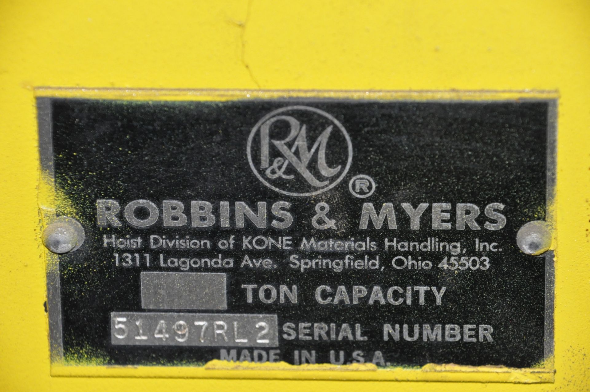 R-M Crane Inc.10-Ton Capacity Double Girder, Underslung 6-Way Pendant Controlled Traveling - Bild 7 aus 7
