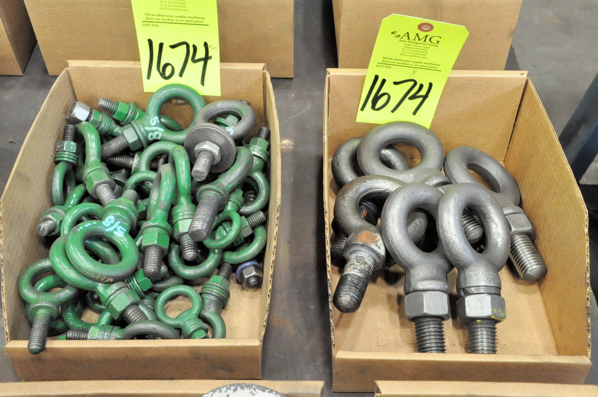 Lot-Eye Bolts in (5) Boxes, (G-26), (Yellow Tag) - Image 3 of 3