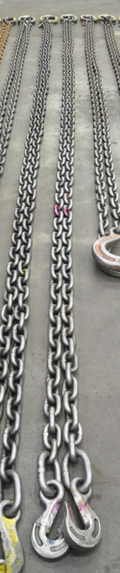 3/4" Link x 20' Long 2-Hook Chain Sling, Cert Tag, (G-19), (Yellow Tag) - Bild 2 aus 2