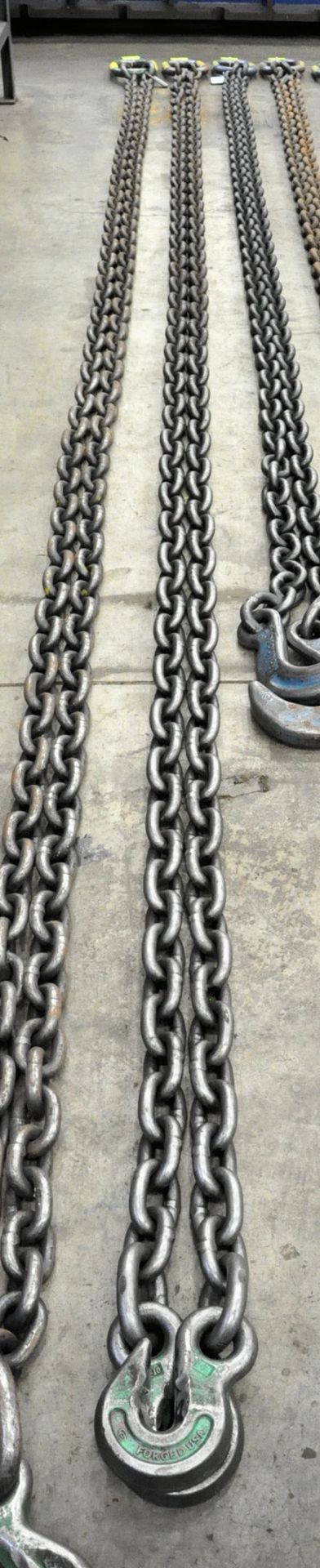 3/4" Link x 20' Long 2-Hook Chain Sling, Cert Tag, (G-21), (Yellow Tag) - Bild 2 aus 2