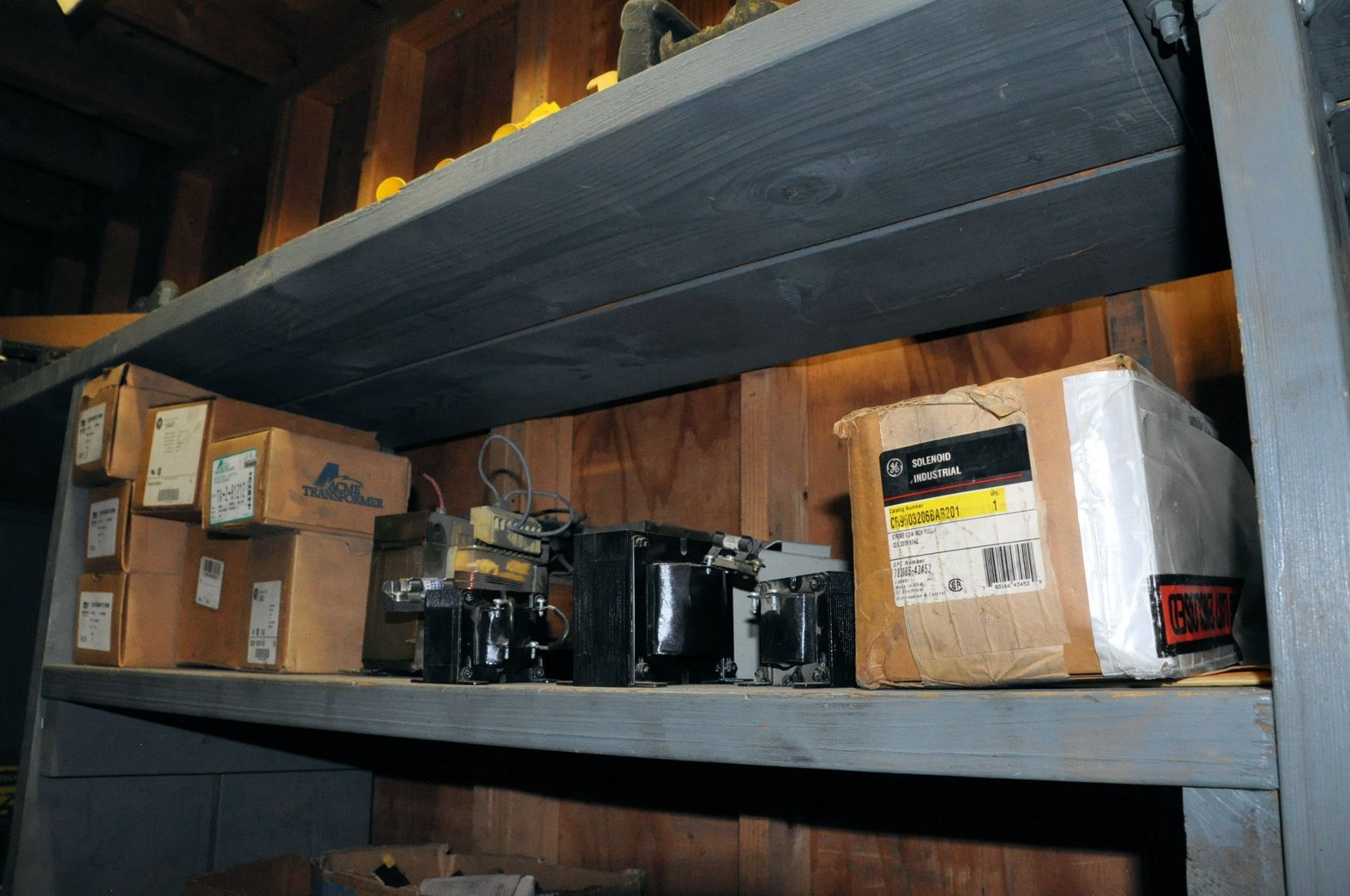 Lot-Electrical Maintenance with Shelving and Desk in Back Storeroom of Electrical Crib, (Pattern - Image 37 of 42