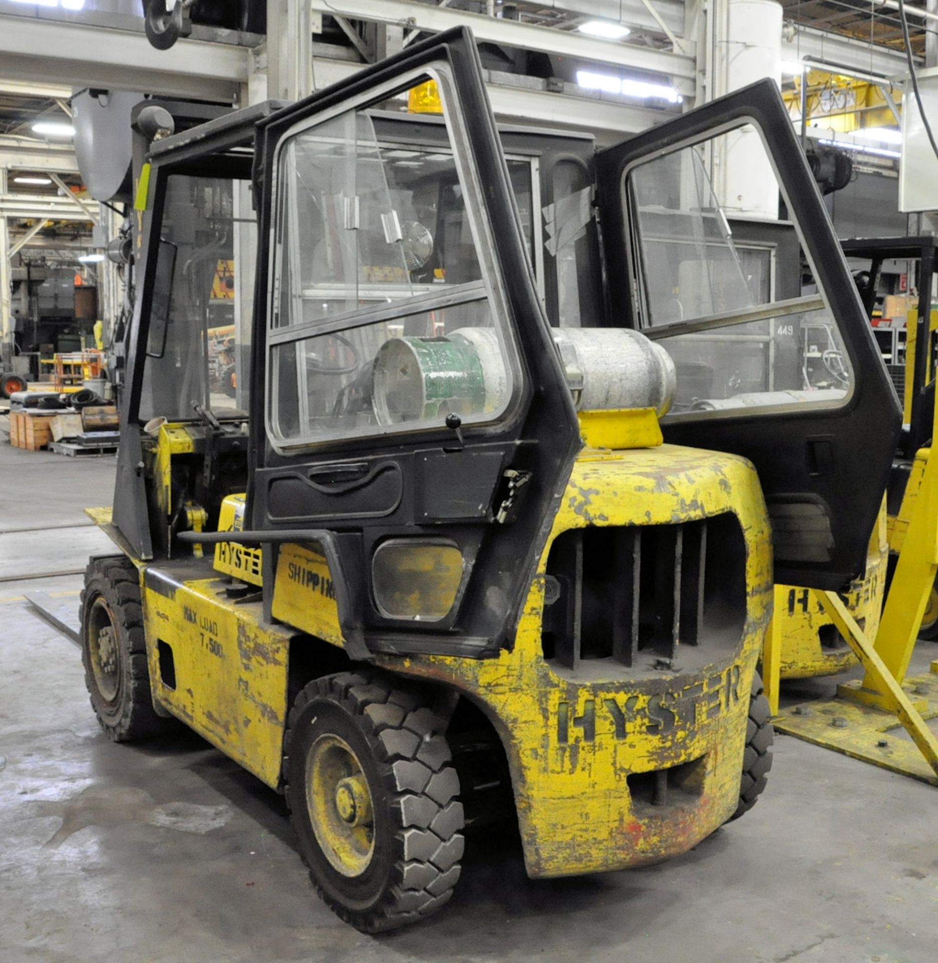 Hyster Model H80XL, 8,000-Lbs. Capacity LP Gas Forklift Truck, S/n F005A05541J, 145.5" Lift, Side - Image 4 of 7