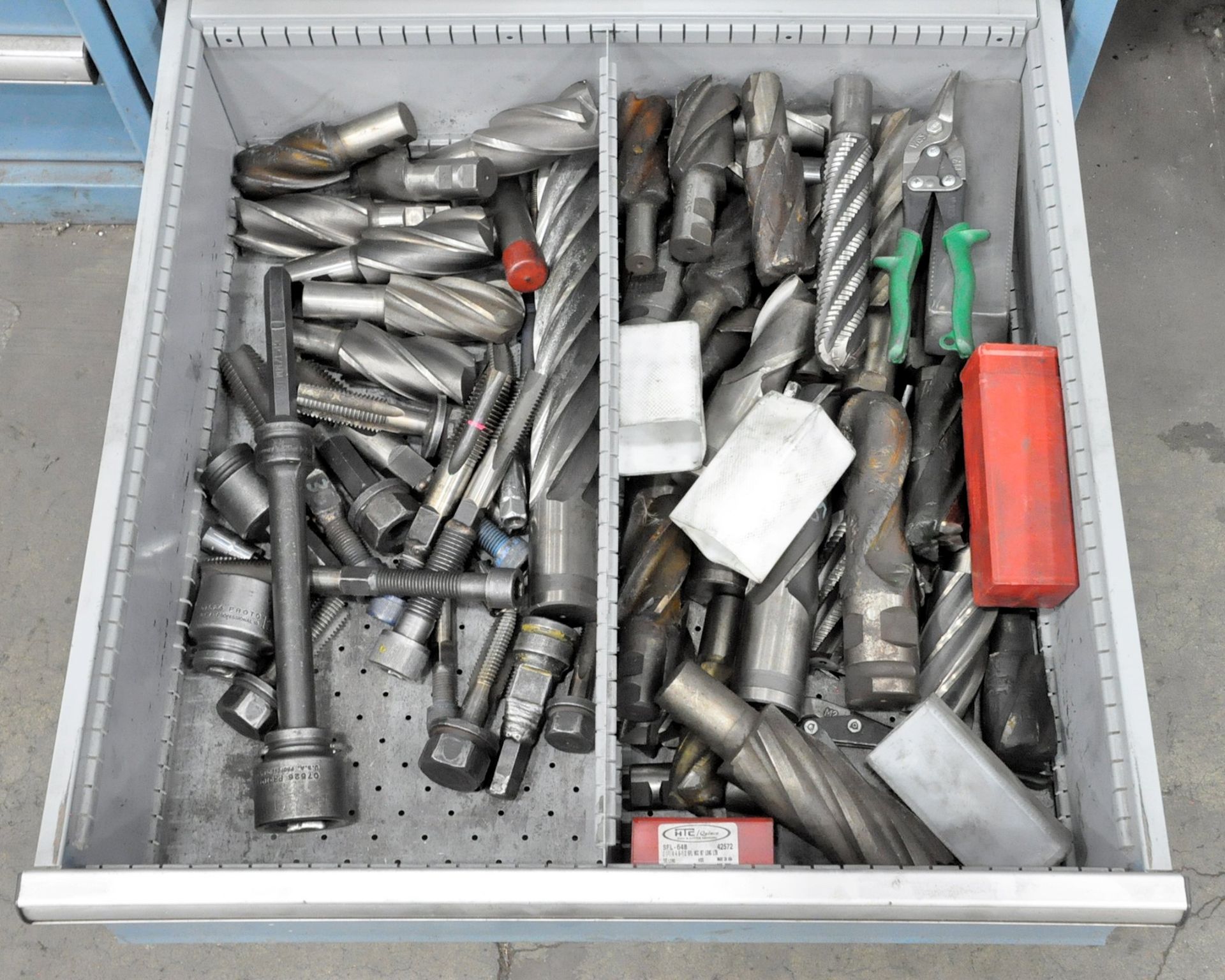 Lista (4) Drawer Tooling Cabinet with Various Cutters, Inserts, Chucks, End Mills, etc. Contents, ( - Image 5 of 5