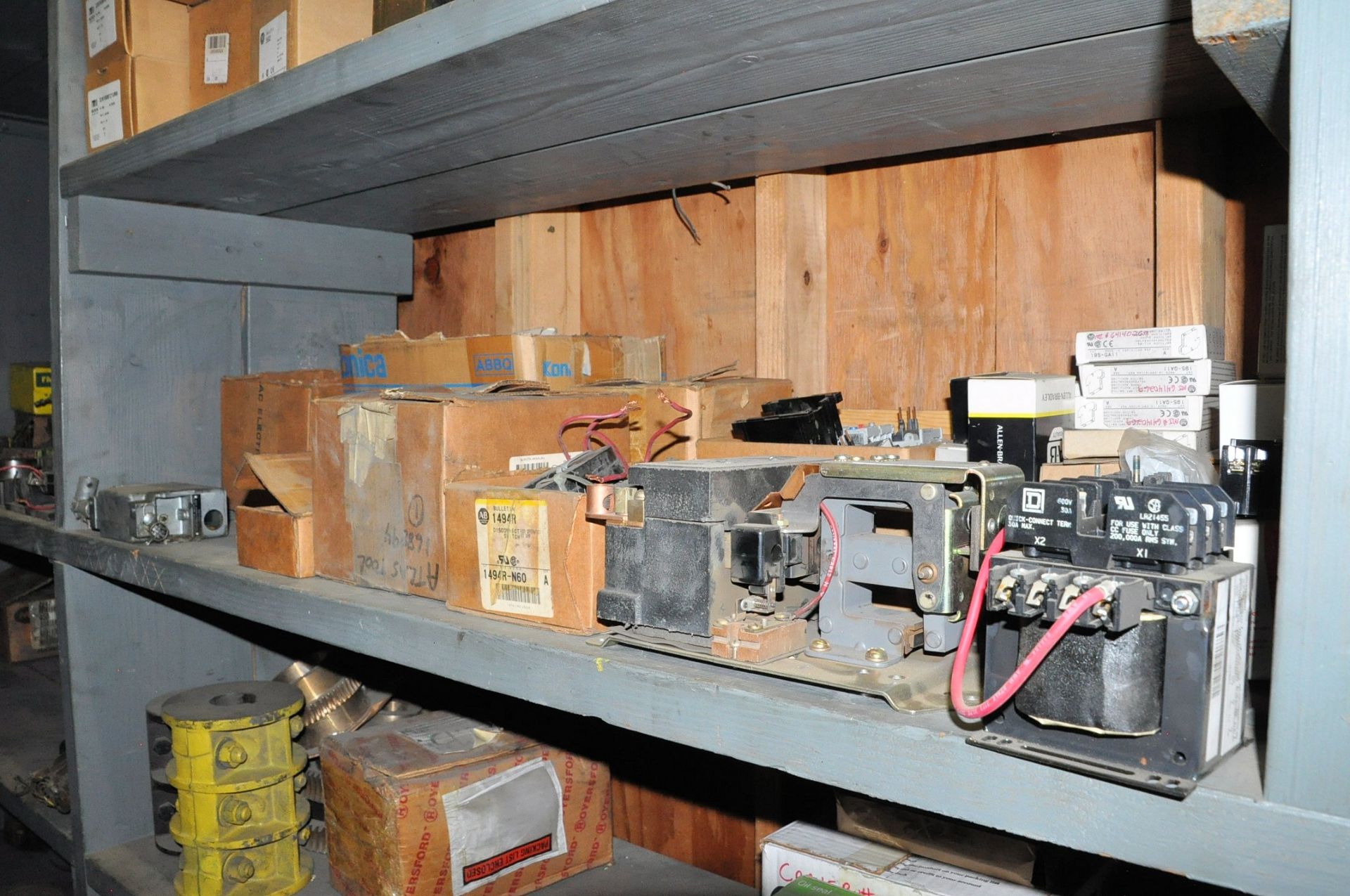 Lot-Electrical Maintenance with Shelving and Desk in Back Storeroom of Electrical Crib, (Pattern - Image 38 of 42