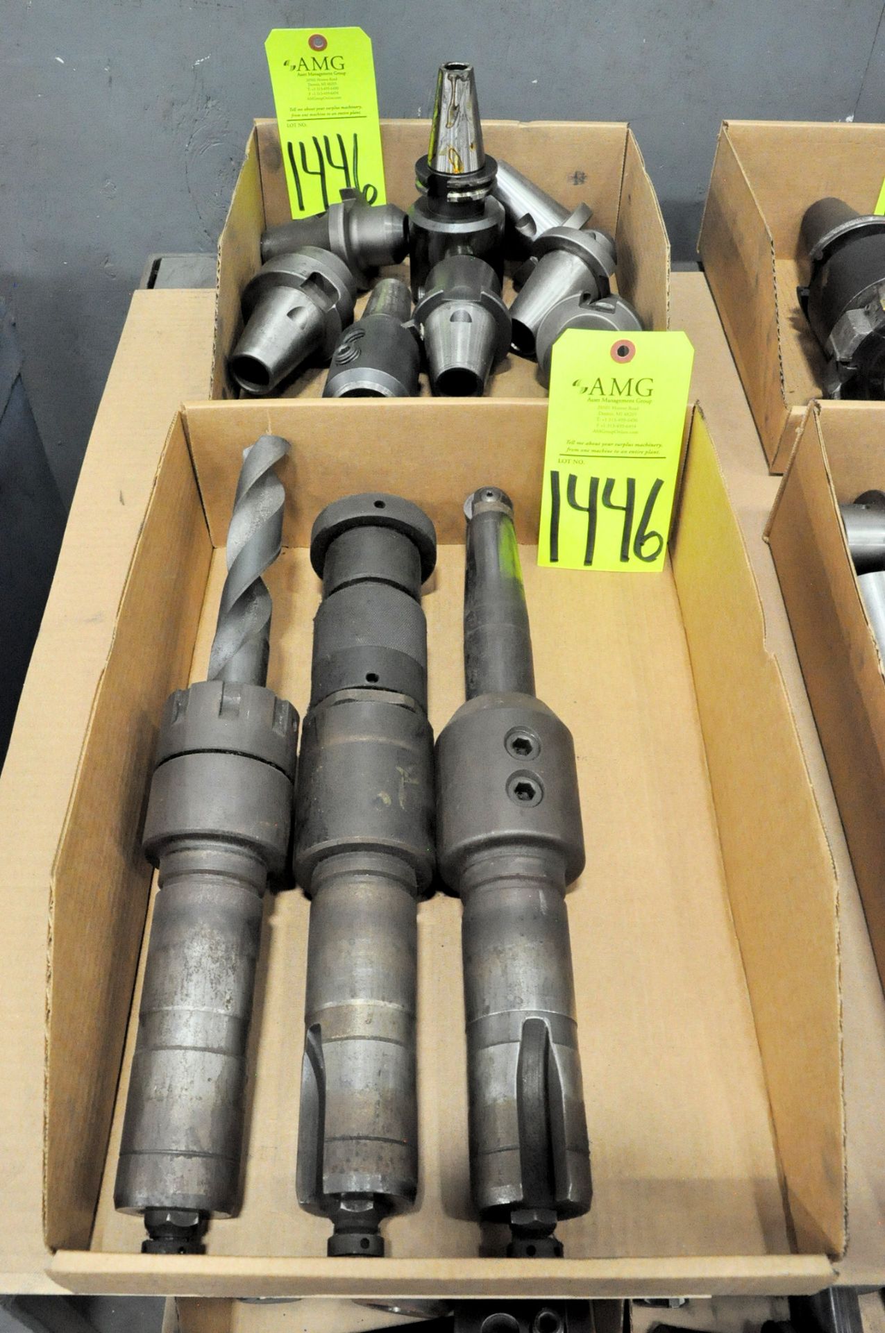 Lot-(11) Various Tool Holders in (2) Boxes, (E-7), (Yellow Tag)