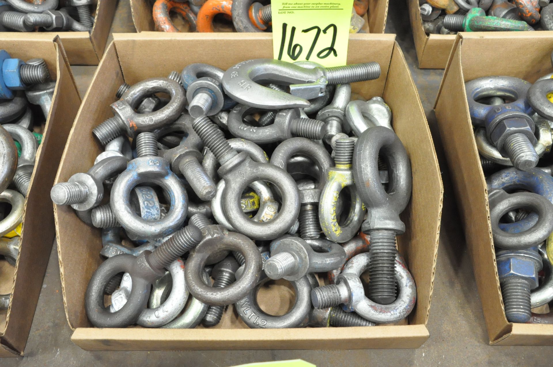 Lot-Eye Bolts in (3) Boxes, (G-26), (Yellow Tag) - Image 2 of 3