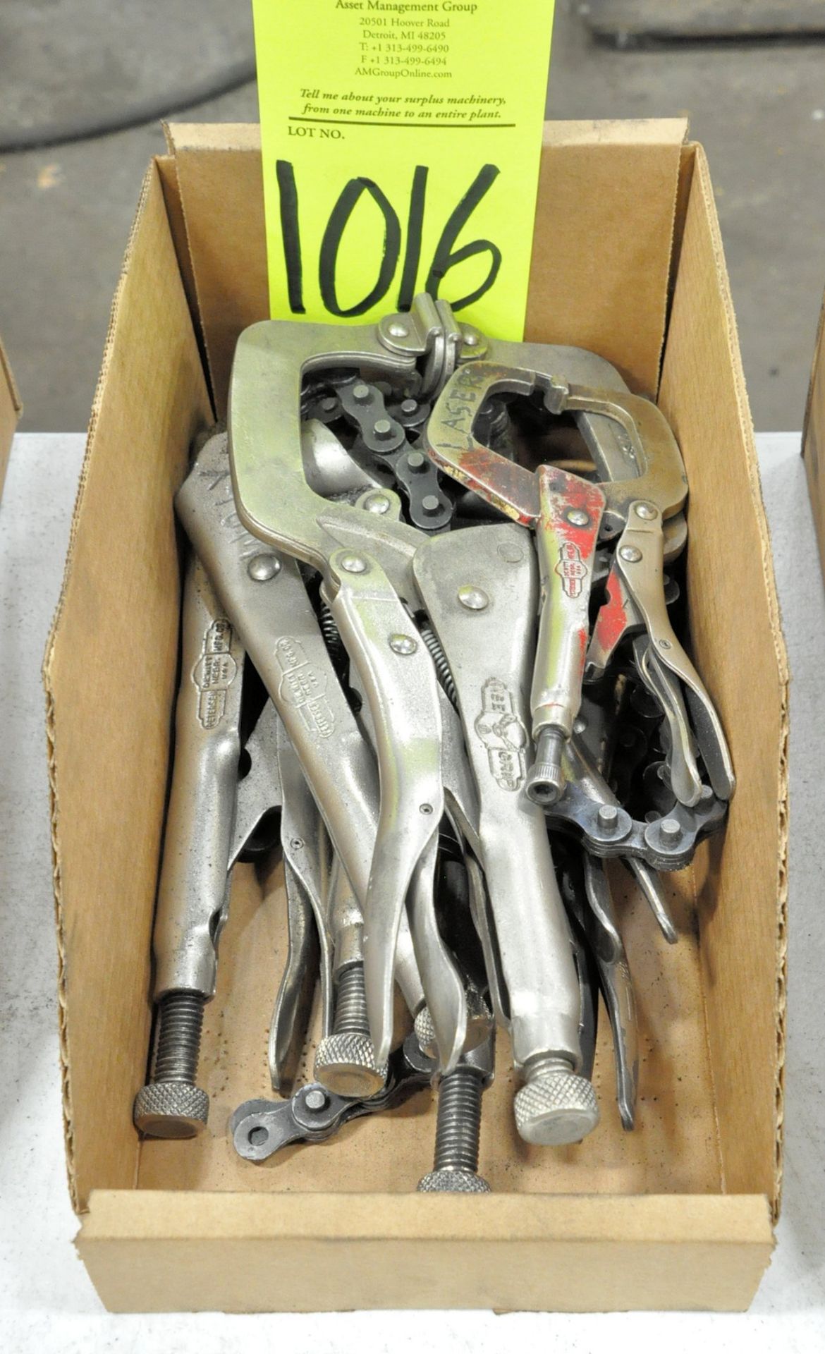 Lot-Vise Grips in (1) Box, (E-7), (Yellow Tag)