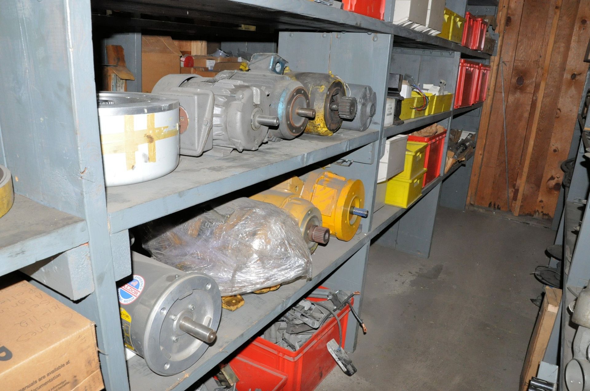 Lot-Electrical Maintenance with Shelving and Desk in Back Storeroom of Electrical Crib, (Pattern - Image 24 of 42