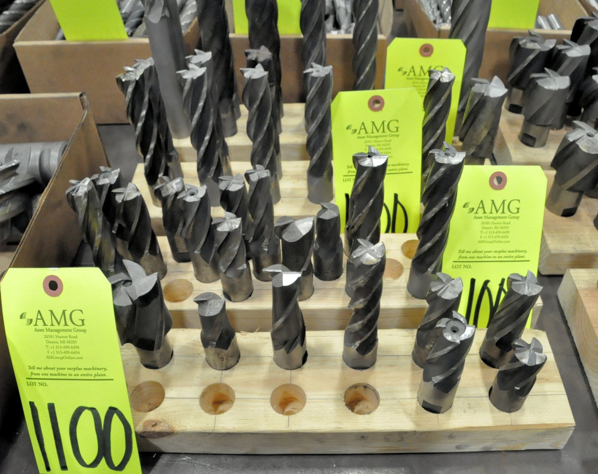 Lot-Single End Mills Sets with Stands, (E-7), (Yellow Tag) - Image 2 of 5