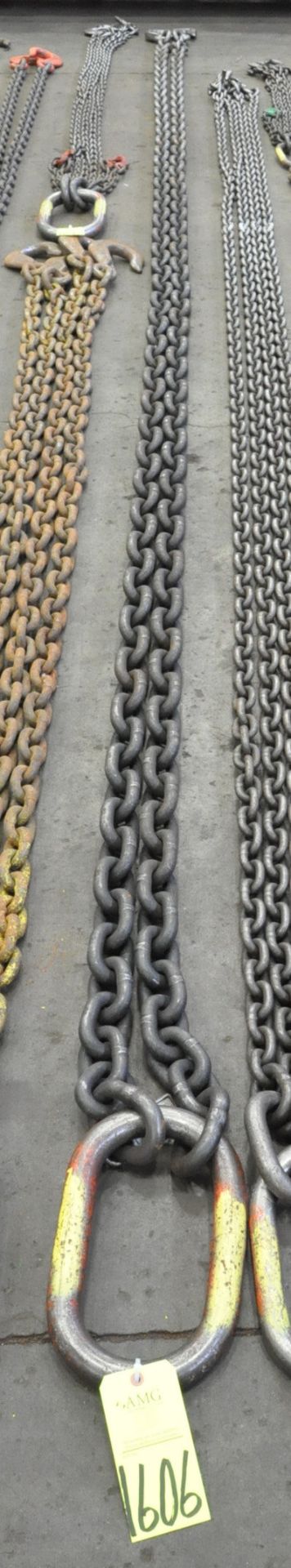 3/4" Link x 20' Long 2-Hook Chain Sling, Cert Tag, (G-23), (Yellow Tag)