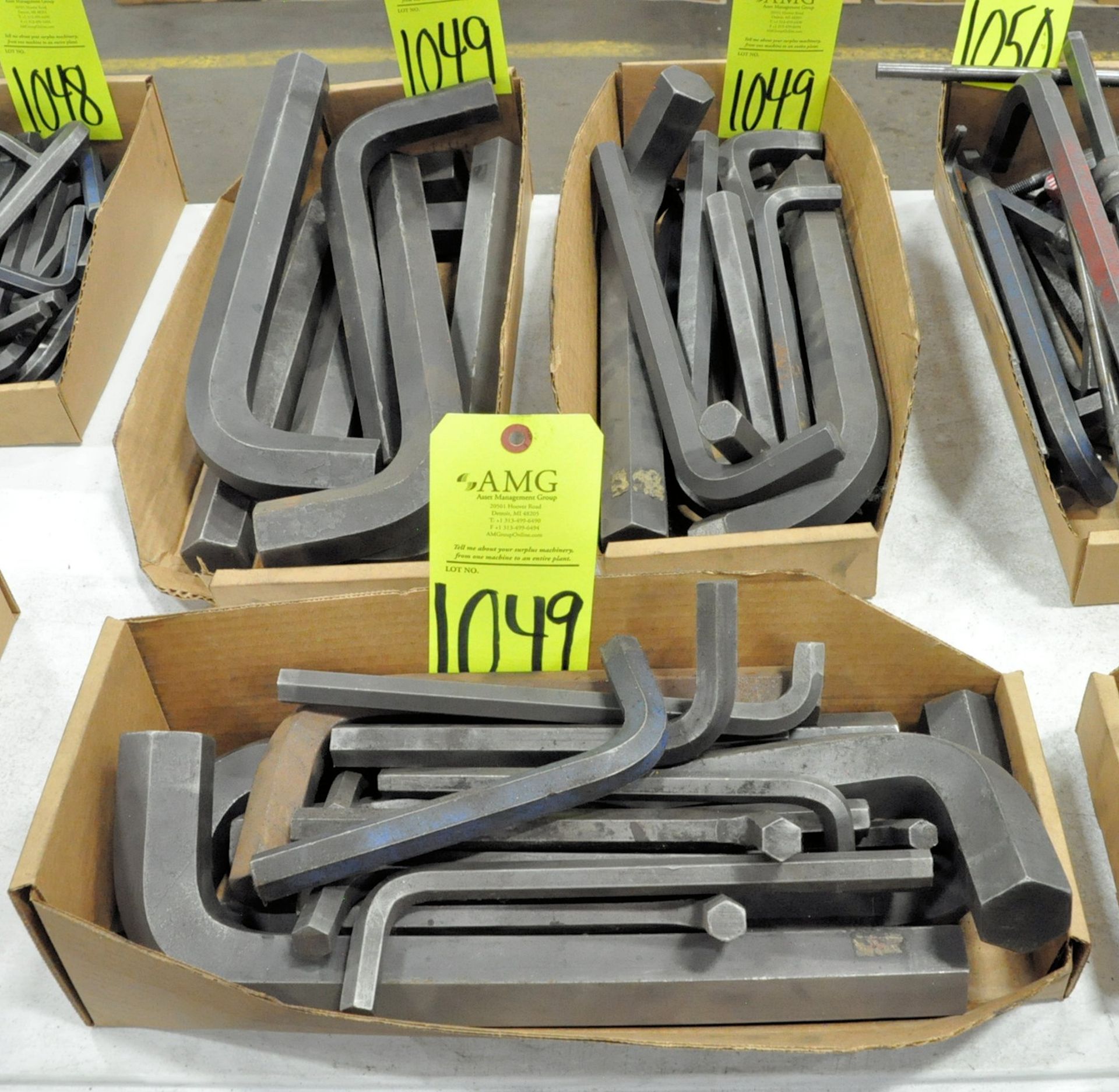 Lot-Large Allen Wrenches in (3) Boxes, (E-7), (Yellow Tag)