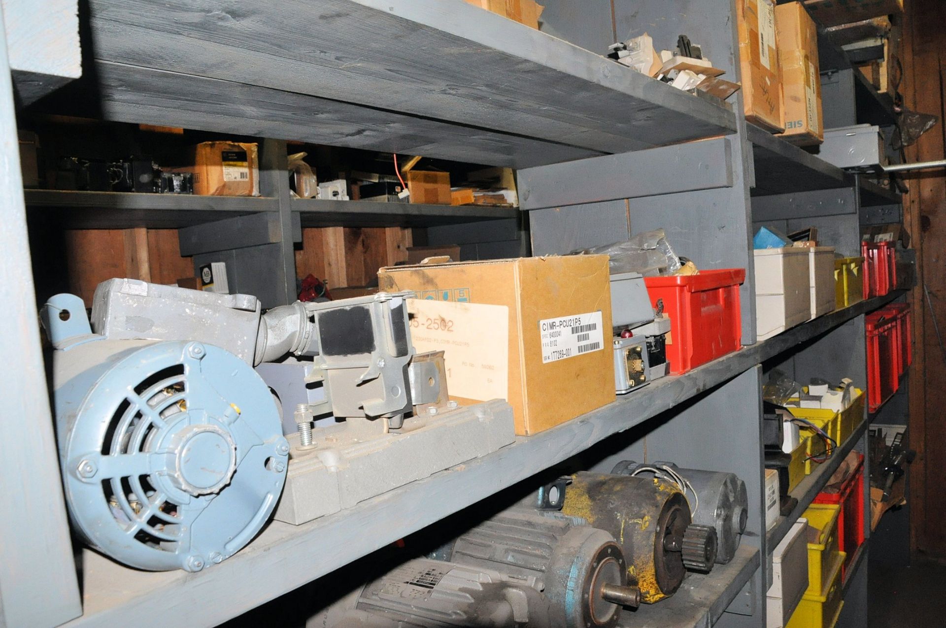 Lot-Electrical Maintenance with Shelving and Desk in Back Storeroom of Electrical Crib, (Pattern - Image 25 of 42