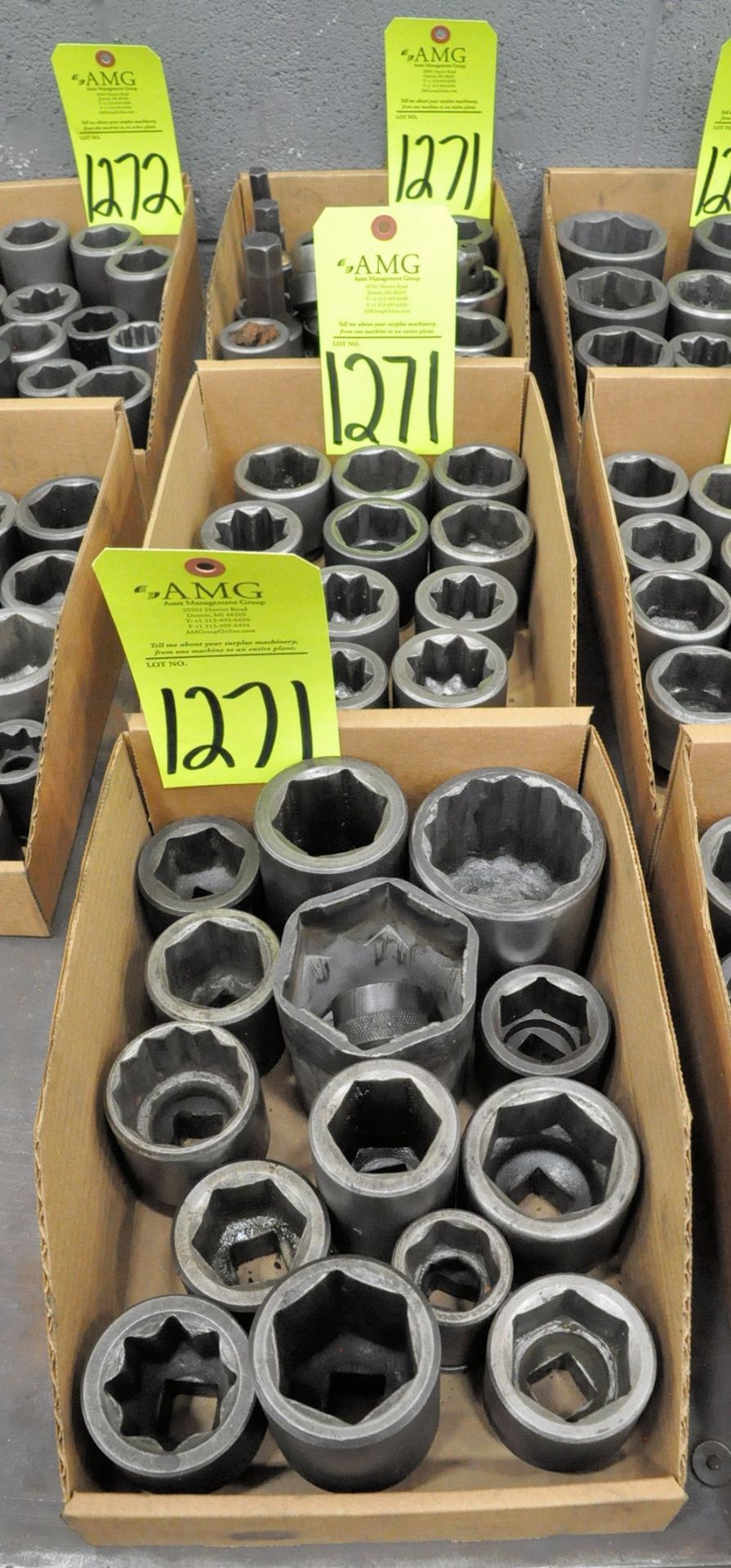 Lot-3/4" Drive Sockets in (3) Boxes, (G-17), (Yellow Tag)