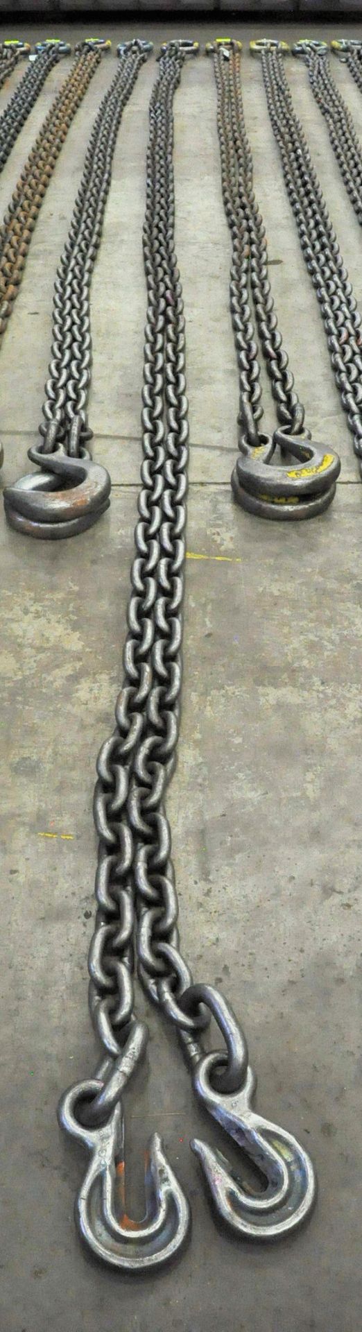 3/4" Link x 21' Long 2-Hook Chain Sling, Cert Tag, (G-21), (Yellow Tag) - Bild 2 aus 2