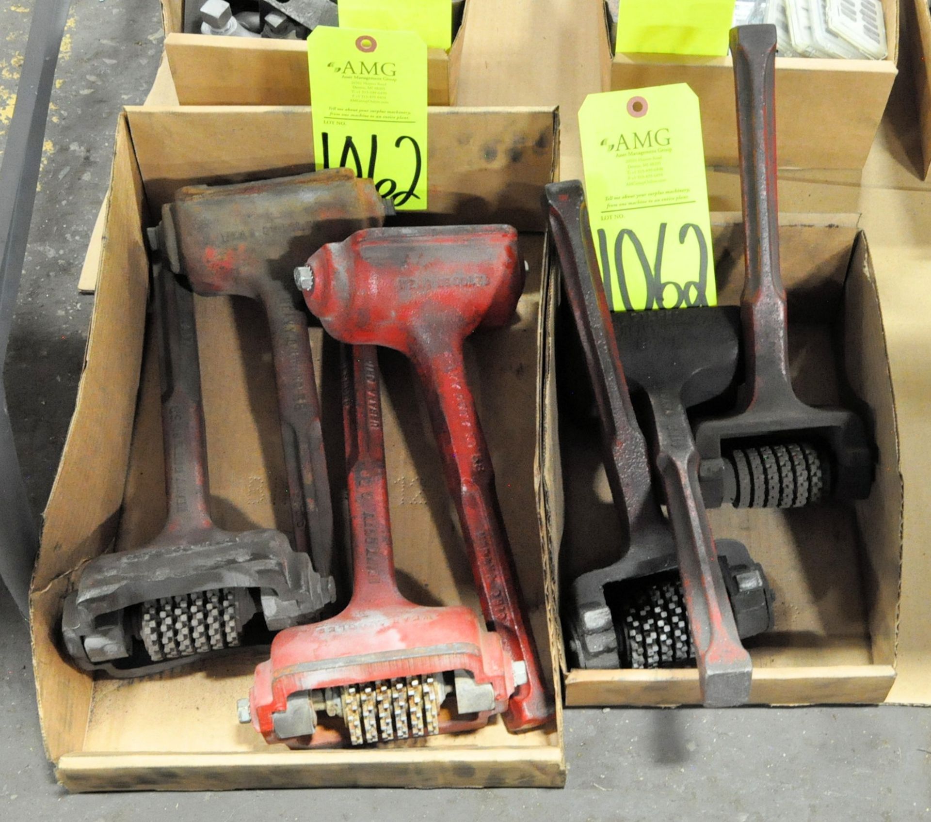 Lot-(7) Wheel Dressers in (2) Boxes on Floor Under (1) Table, (E-7), (Yellow Tag)