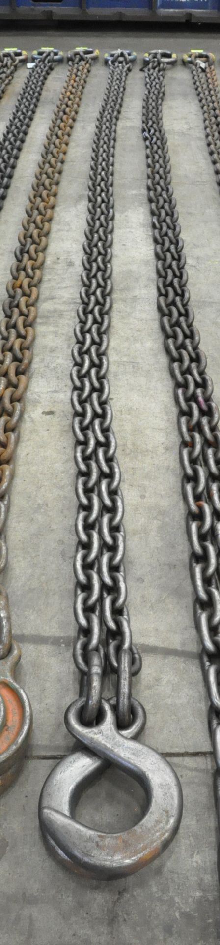 3/4" Link x 16' 6" Long 2-Hook Chain Sling, (Cert Tag, (G-21, (Yellow Tag) - Bild 2 aus 2