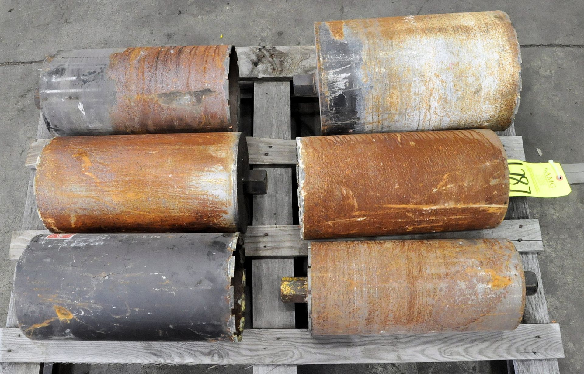 Lot-Drilling Cores on (1) Pallet, (F-16), (Yellow Tag)