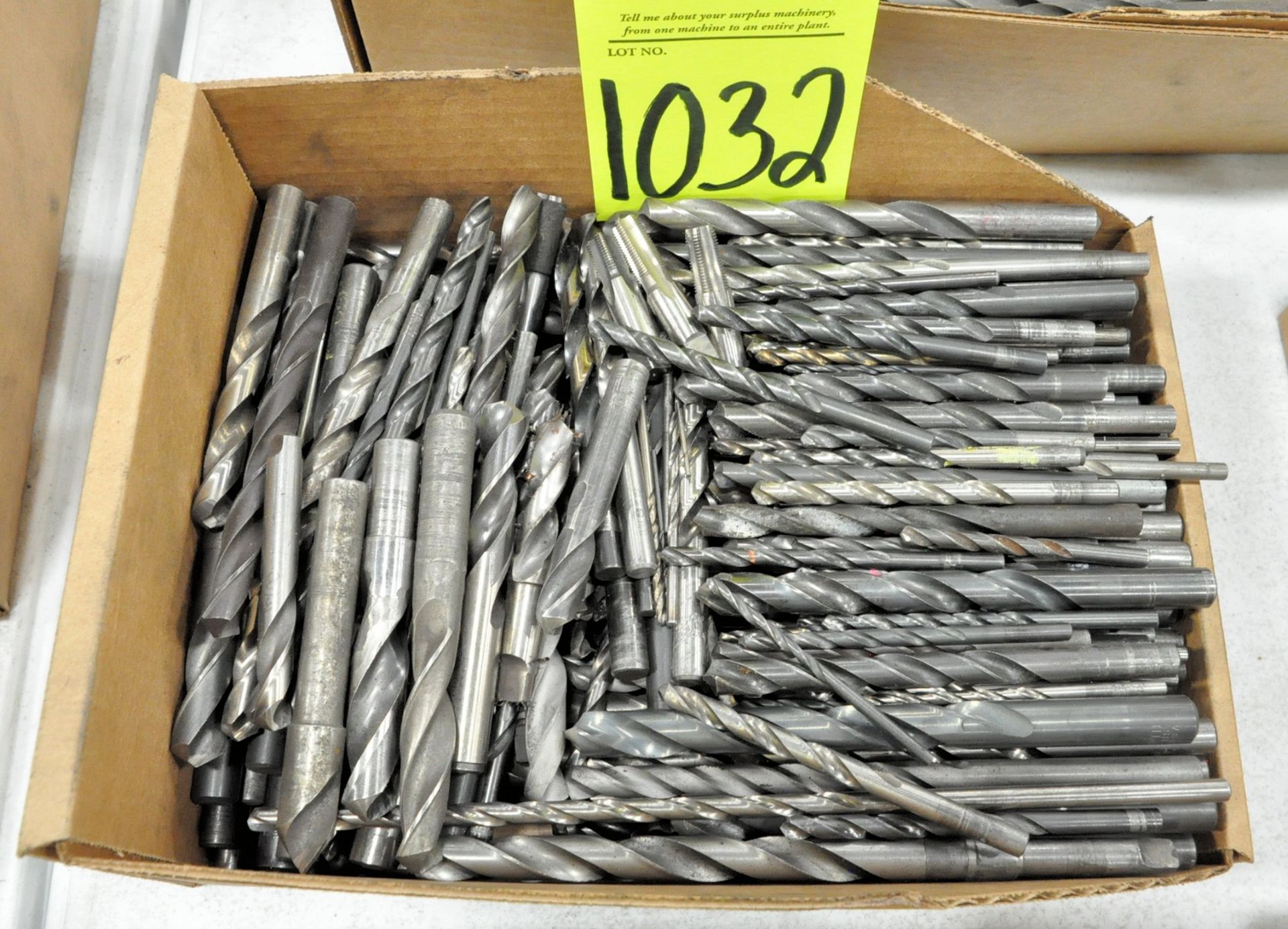 Lot-Straight Shank Drills in (2) Boxes, (E-7), (Yellow Tag)