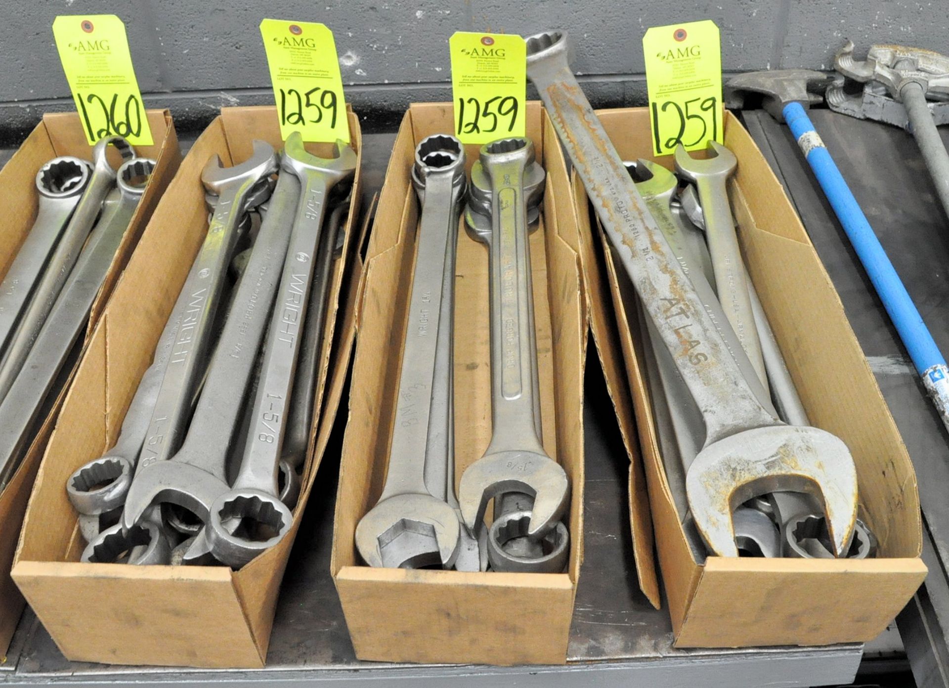 Lot-Mechanic Wrenches in (3) Boxes, (G-17), (Yellow Tag)