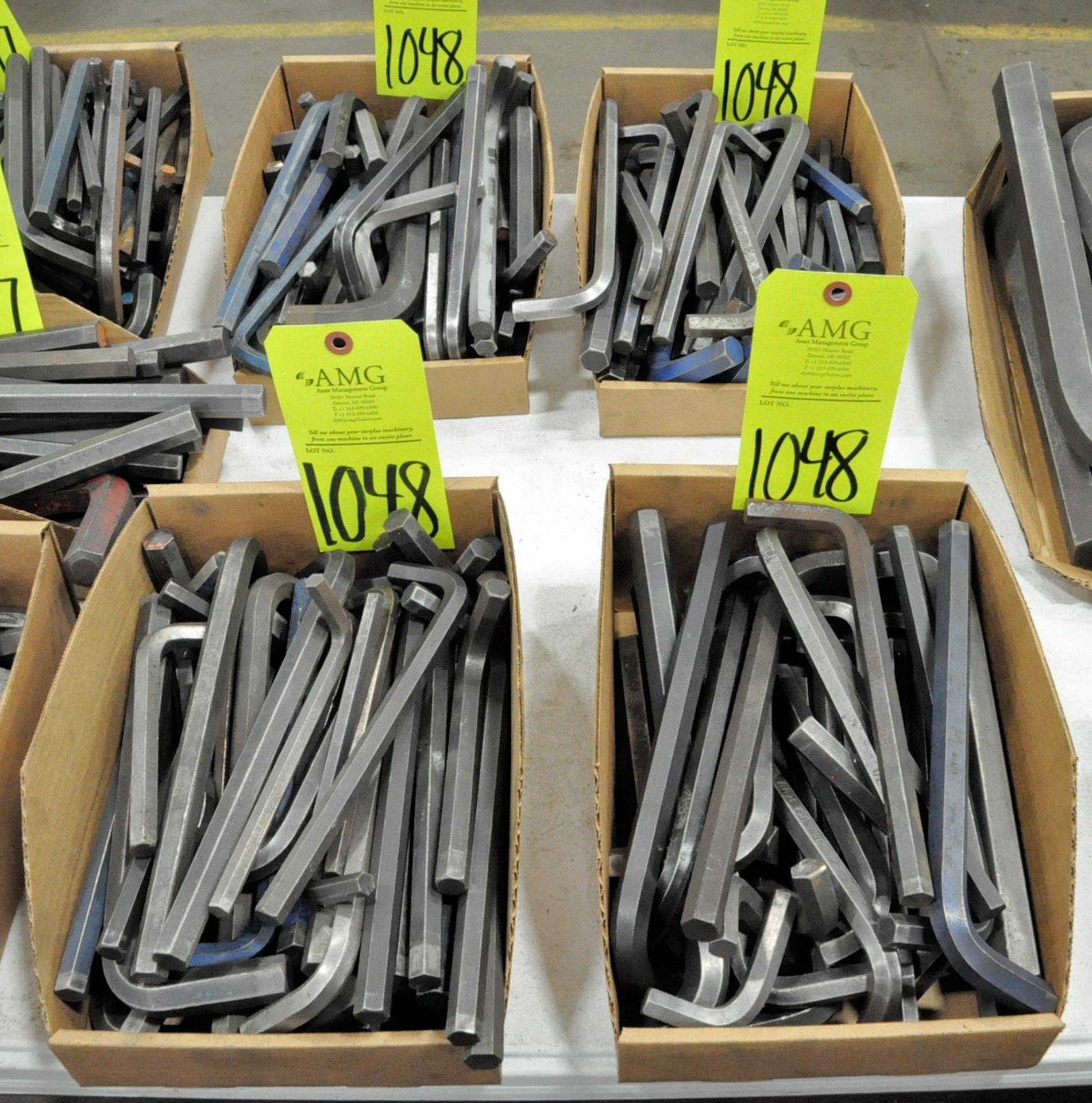 Lot-Large Allen Wrenches in (4) Boxes, (E-7), (Yellow Tag)