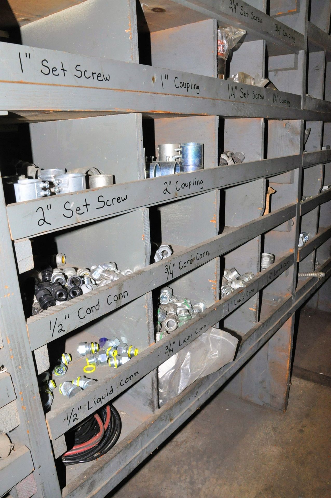 Lot-Electrical Maintenance with Shelving and Desk in Back Storeroom of Electrical Crib, (Pattern - Image 7 of 42