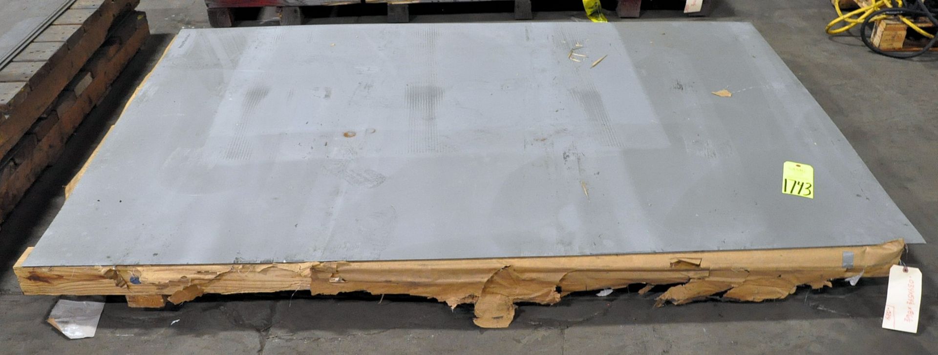 Lot-.034 x 54 1/2" x 86 1/2" Sheet Metal Stock on (1) Pallet, (Warehouse Room), (Yellow Tag)
