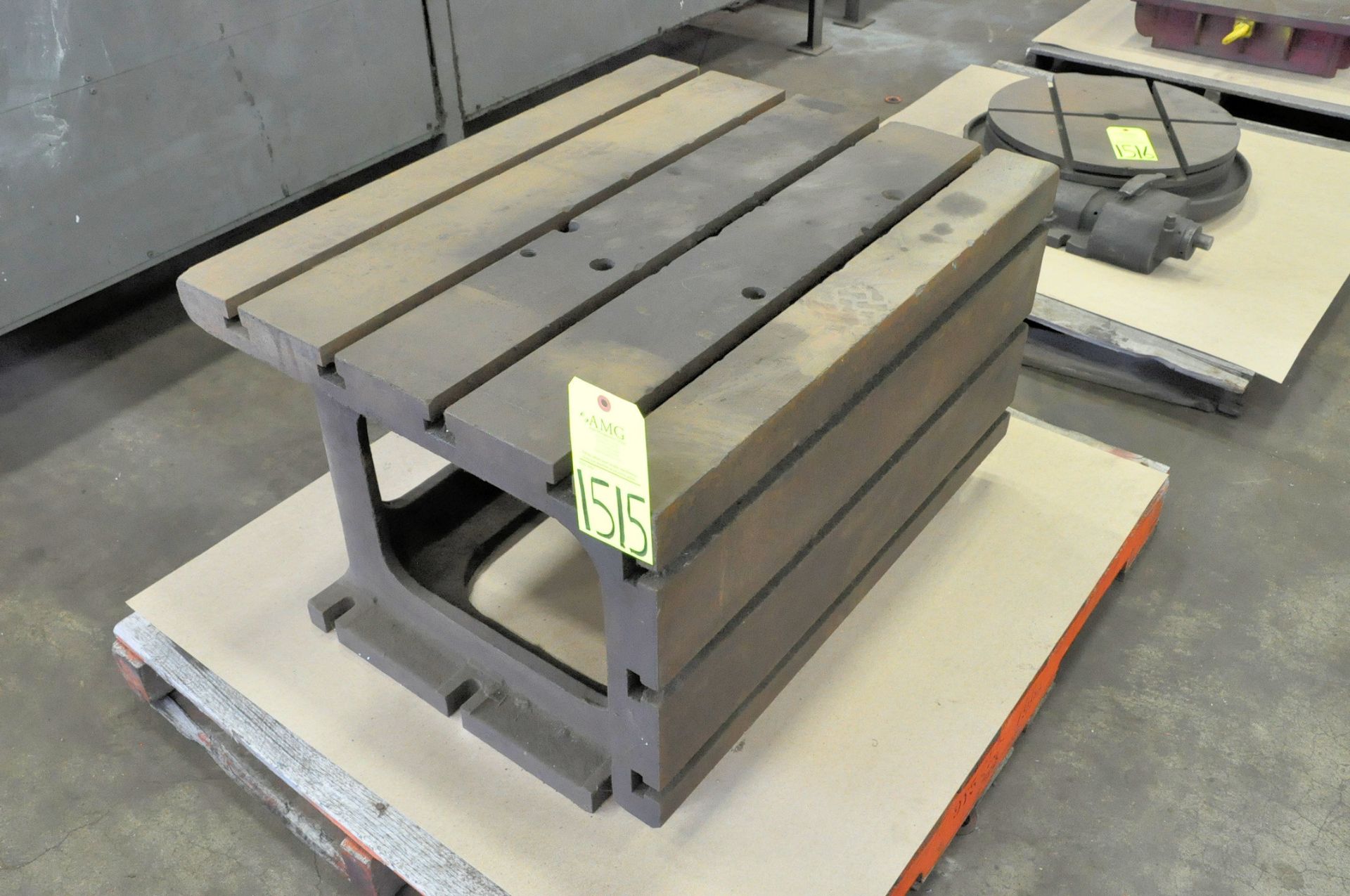 26" x 33" x 20" T-Slotted Box Table on (1) Pallet, (F-18), (Yellow Tag)