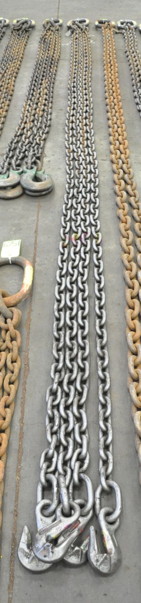 5/8" Link x 16' 6" Long 4-Hook Chain Sling, Cert Tag, (G-19), Tag) - Bild 2 aus 2