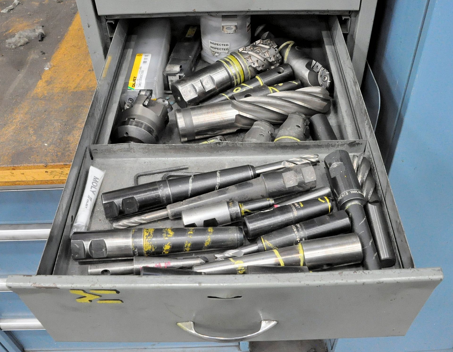Lot-(1) 4-Drawer Cabinet with Various Metric Cutters and Inserts Contents, (A-24), (Yellow Tag) - Image 2 of 5