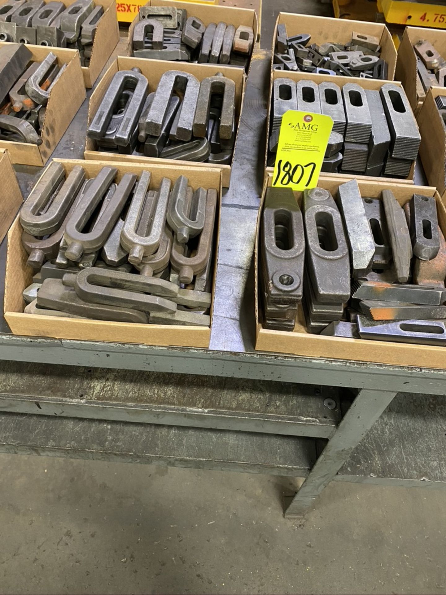 Lot-Various Hold Down Tooling in (8) Boxes, (D-14), (Yellow Tag)