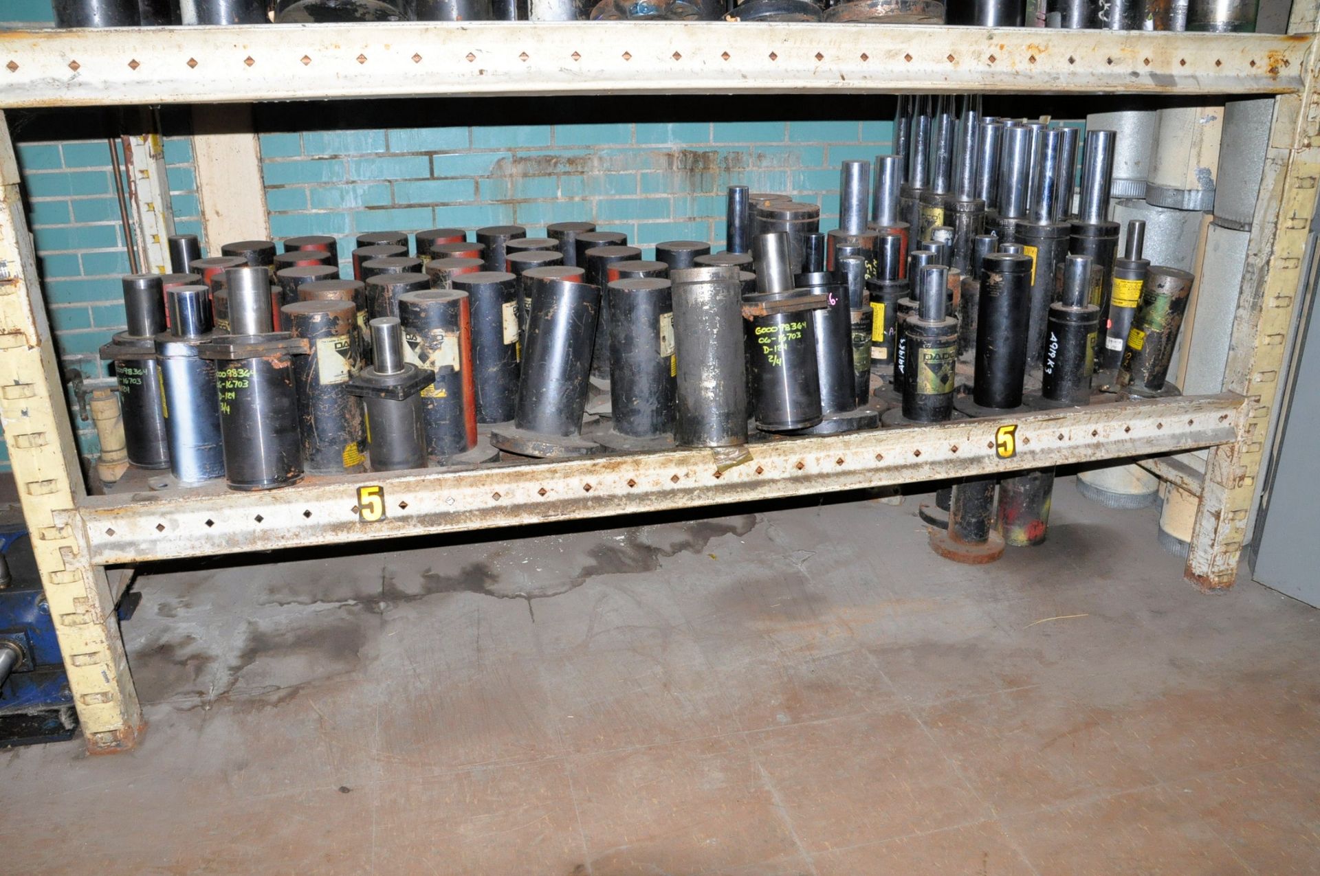 Lot-Nitrogen Cylinders on (3) Shelves in (1) Section Shelving, (Shelving Not Included), (Warehouse C - Image 4 of 4