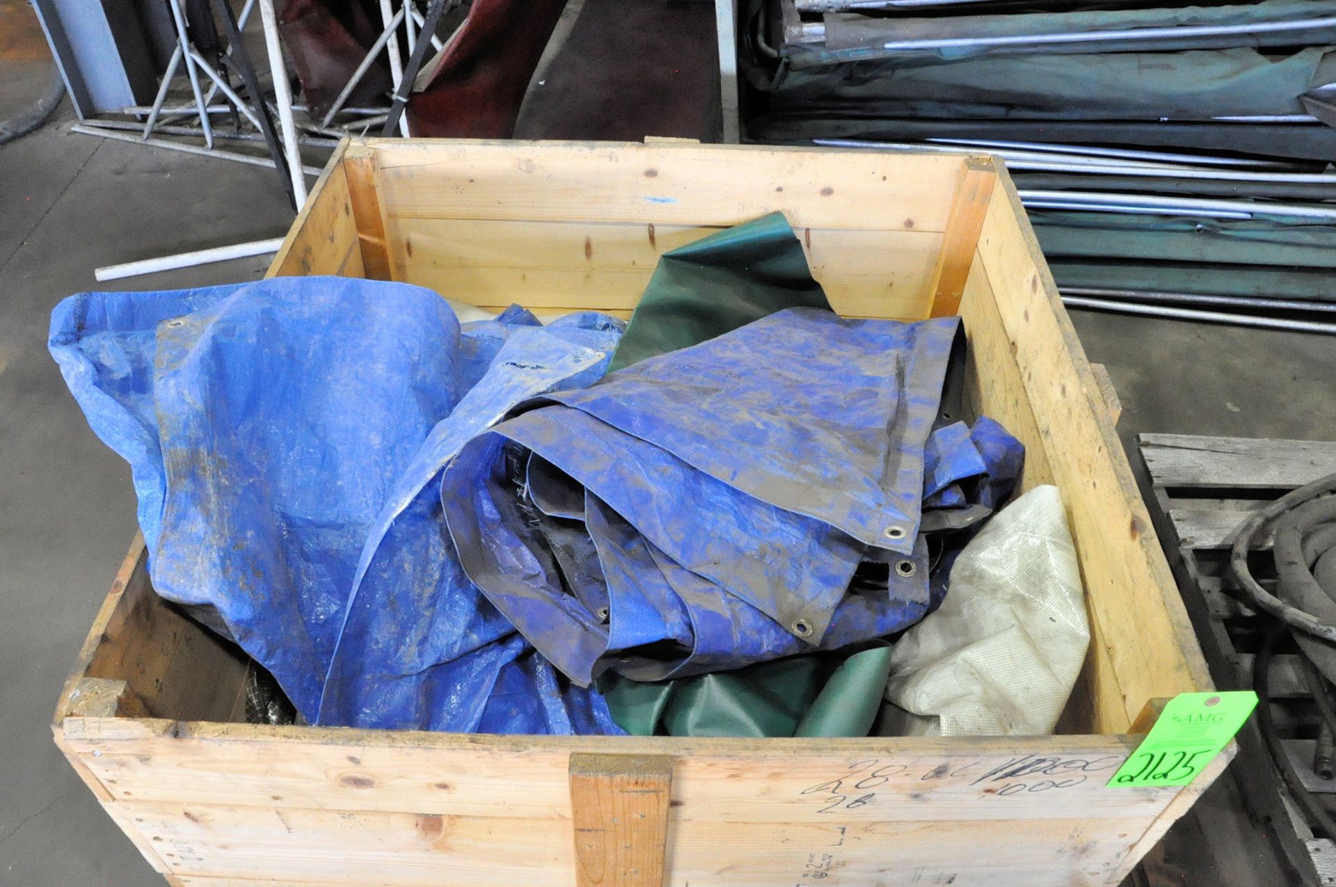 Lot-Unisorb Product, Hoses and Tarps in (2) Crates and (1) Pallet, (F-21), (Green Tag) - Image 3 of 3