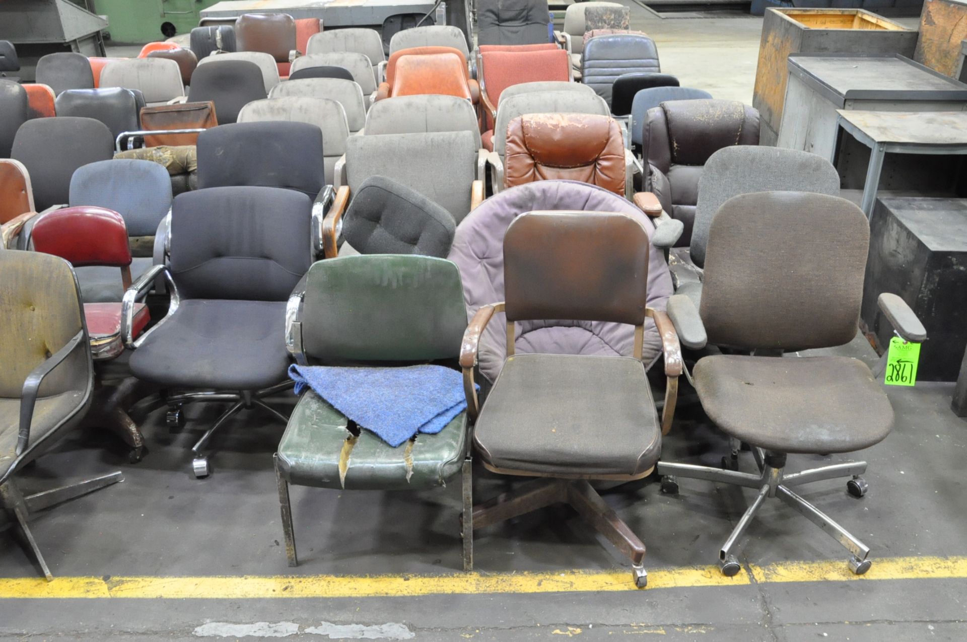 Lot-Various Office Chairs, (D-22), (Green Tag) - Bild 3 aus 3
