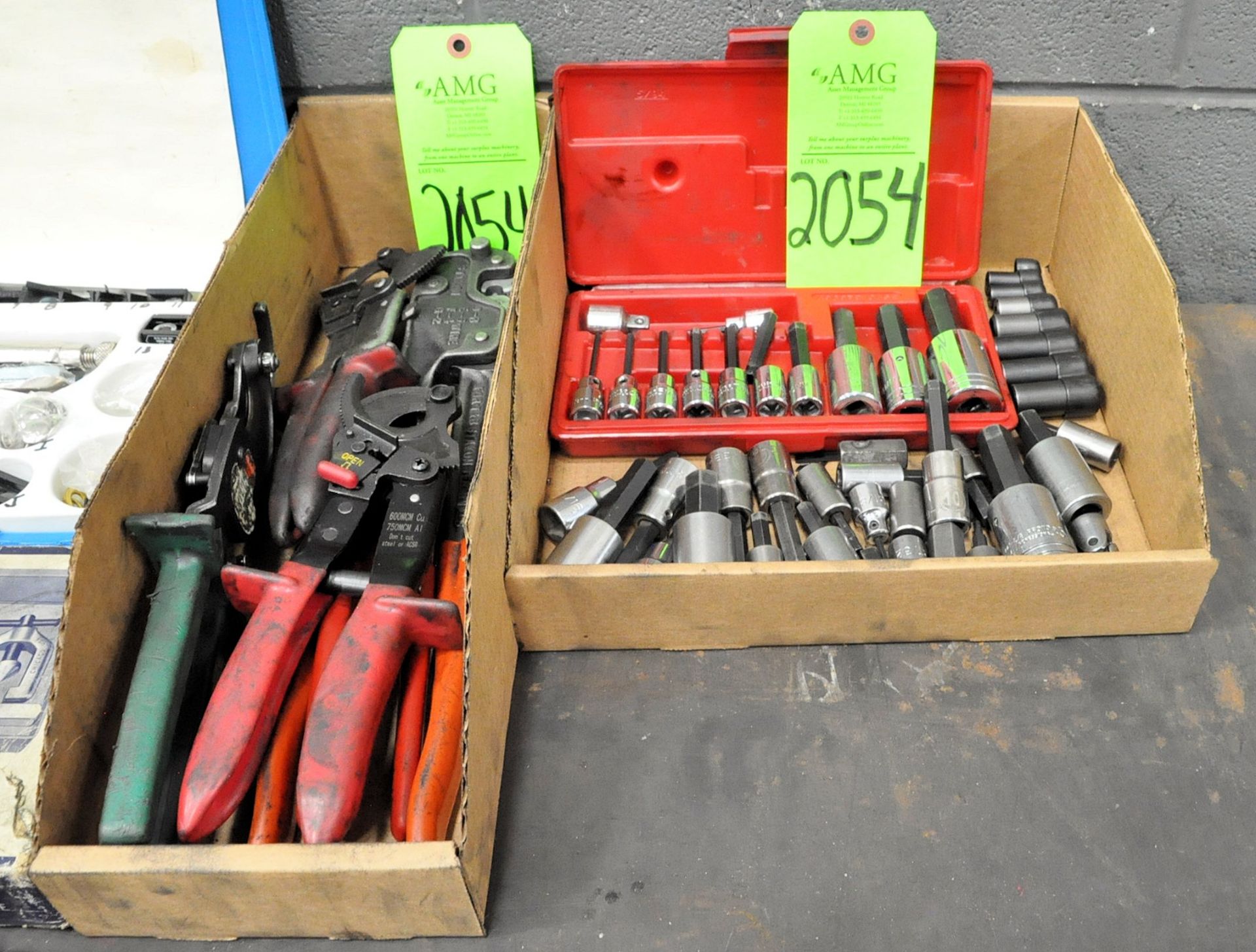 Lot-Sockets, Wire Crimpers, Double Flaring Tool, Vise Grip Service Kit, Hones, General Hand Tools in - Image 2 of 5