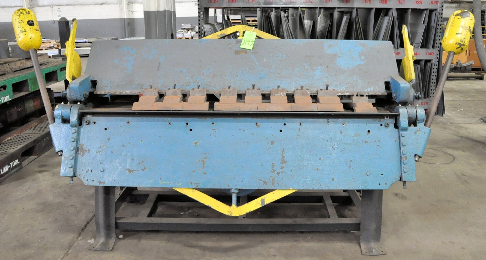 Chicago Dreis & Krump Model L36, 72" Manual Box and Pan Brake, S/n 58398, (Laser Building), (Green T