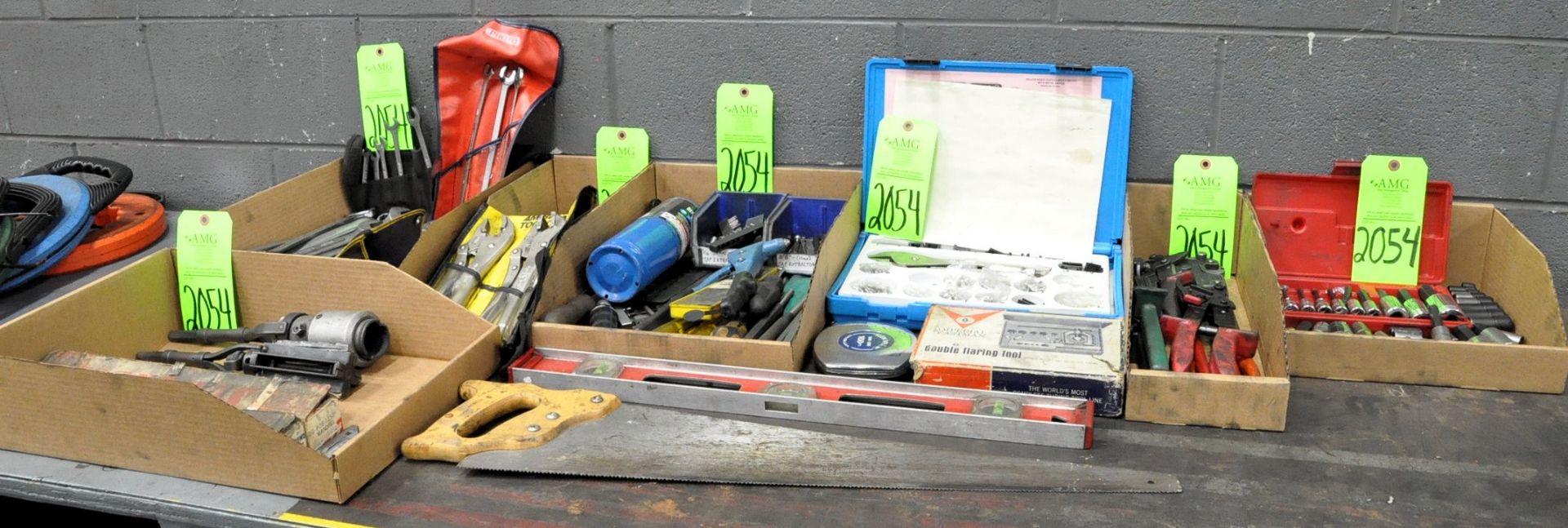 Lot-Sockets, Wire Crimpers, Double Flaring Tool, Vise Grip Service Kit, Hones, General Hand Tools in