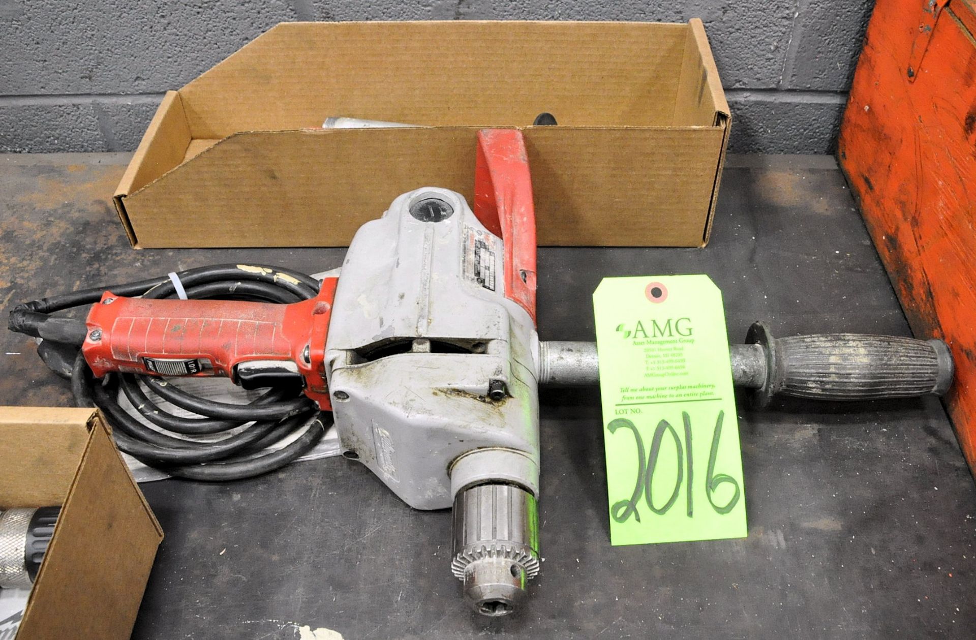 Milwaukee 1/2" Electric Drill with Handles in (1) Box, (G-19), (Green Tag)