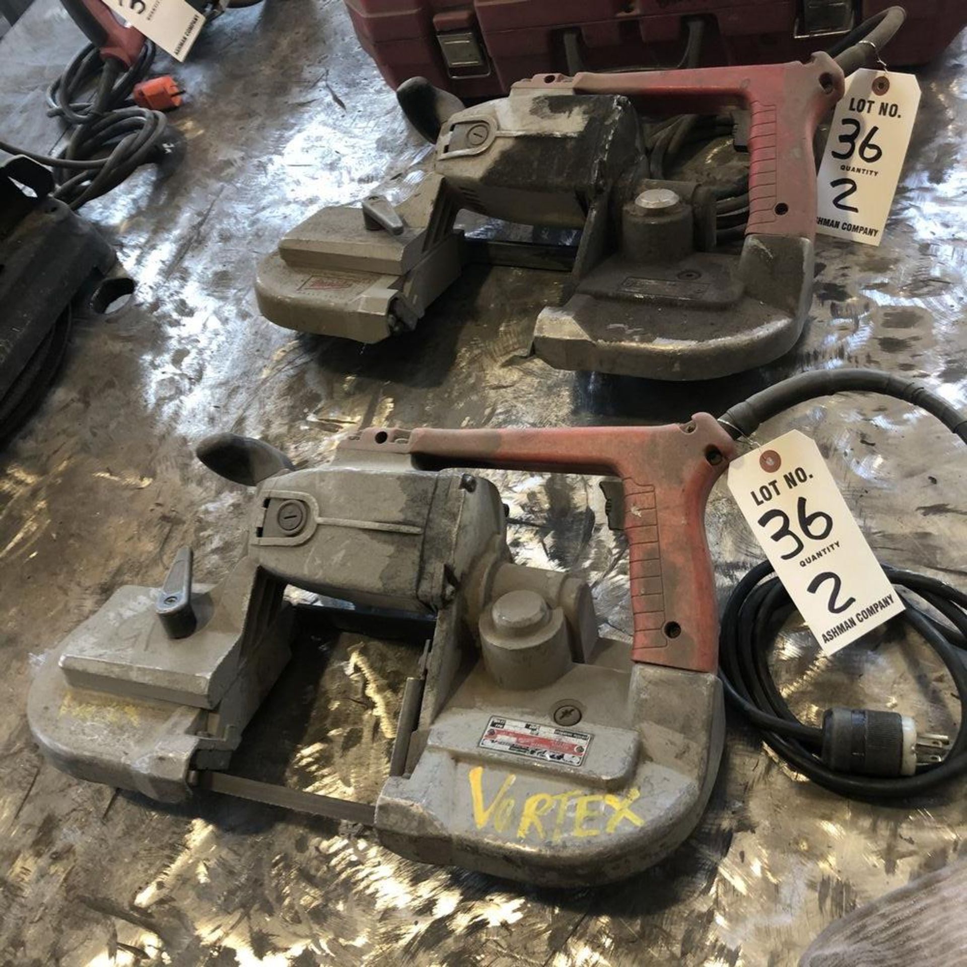 LOT: (2) Milwakee Heavy Duty Band Saws