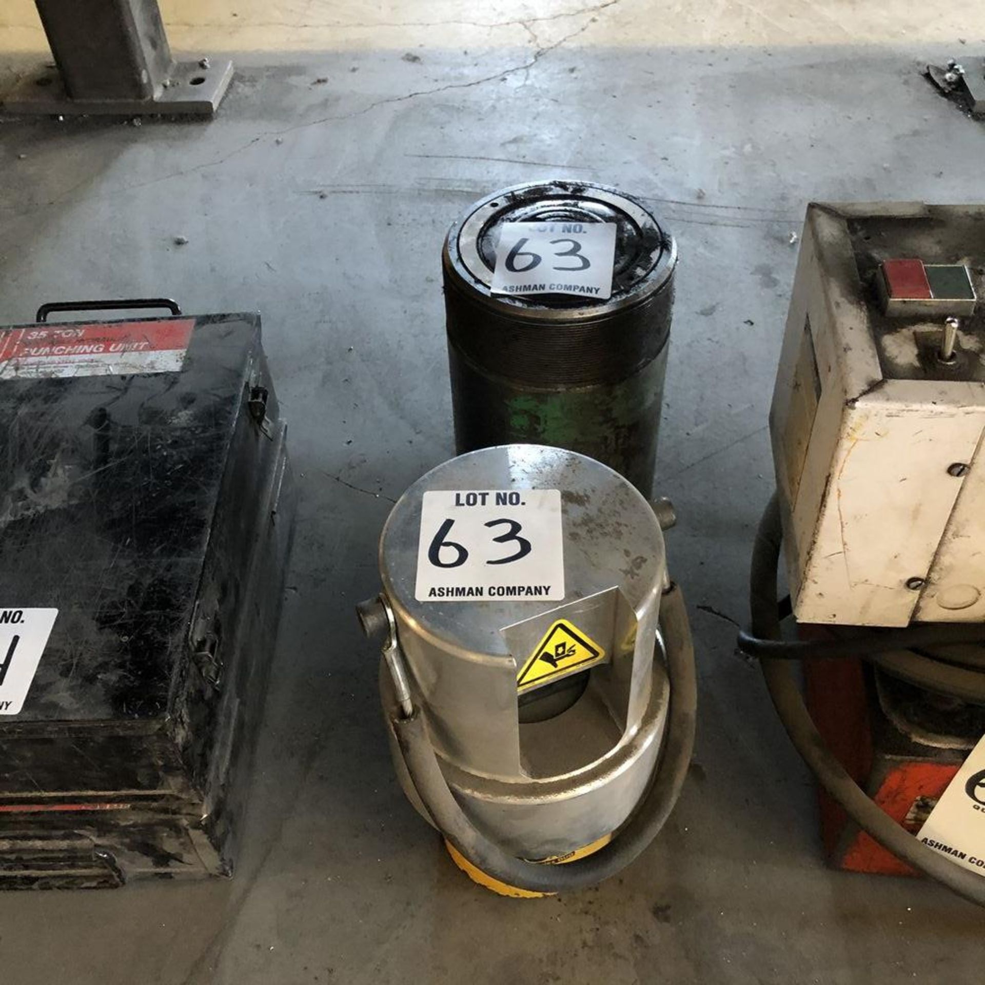 LOT: (1) Enerpac RC- Series Due Hydraulic Crimper, (1) Hydraulic Press