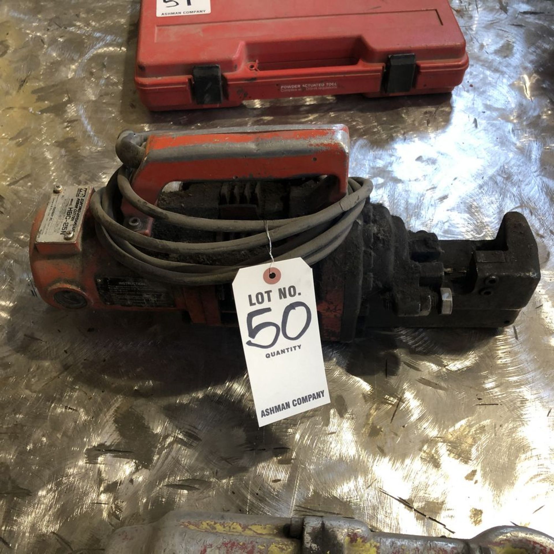 LOT: (1) Multiquip Midl. HBC-25N Rebar Cutter