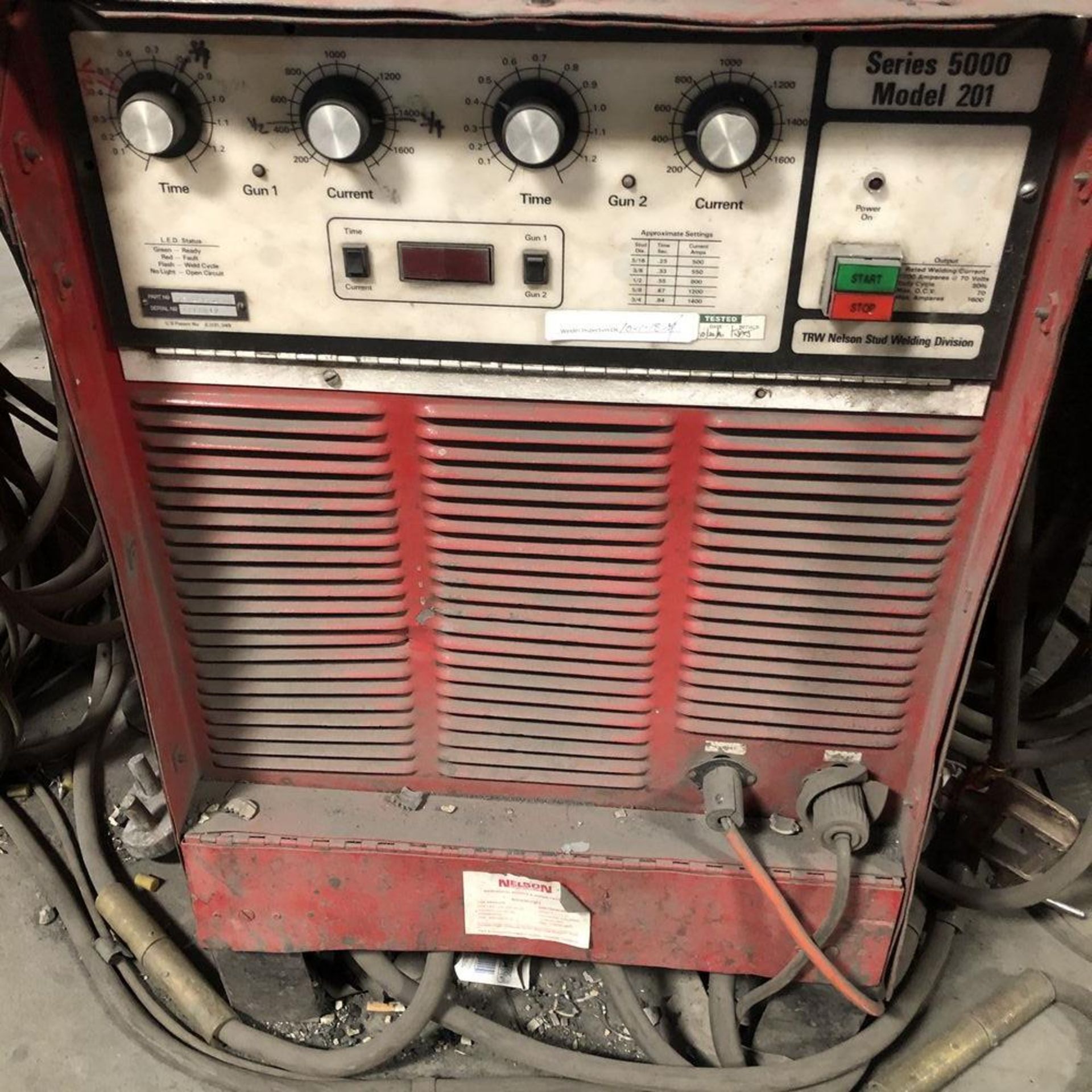 LOT: (1) Nelson Series 5000 Mdl. 201 Stud Welder S/N SMG0012