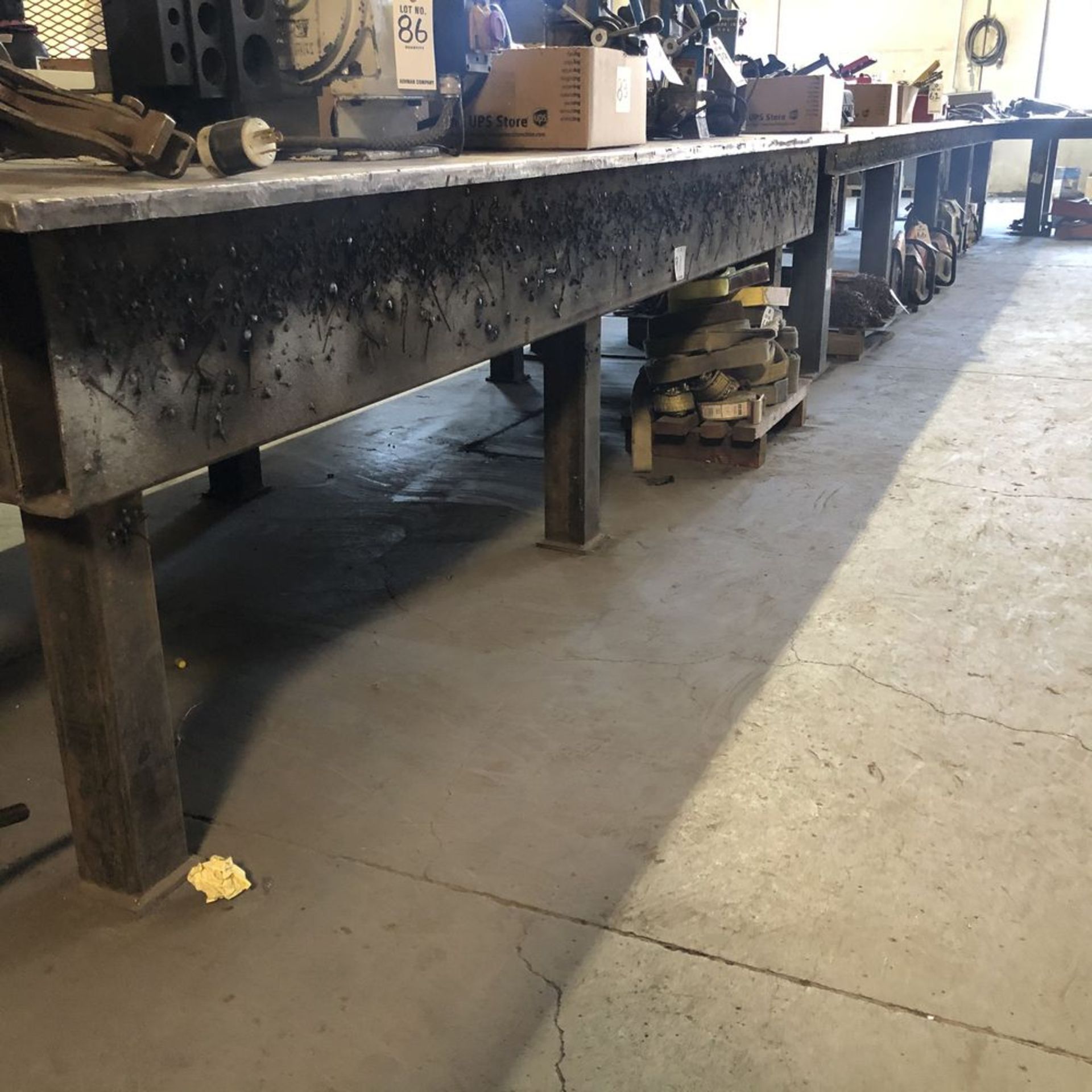 LOT: (1) 5' x 20' Welding table