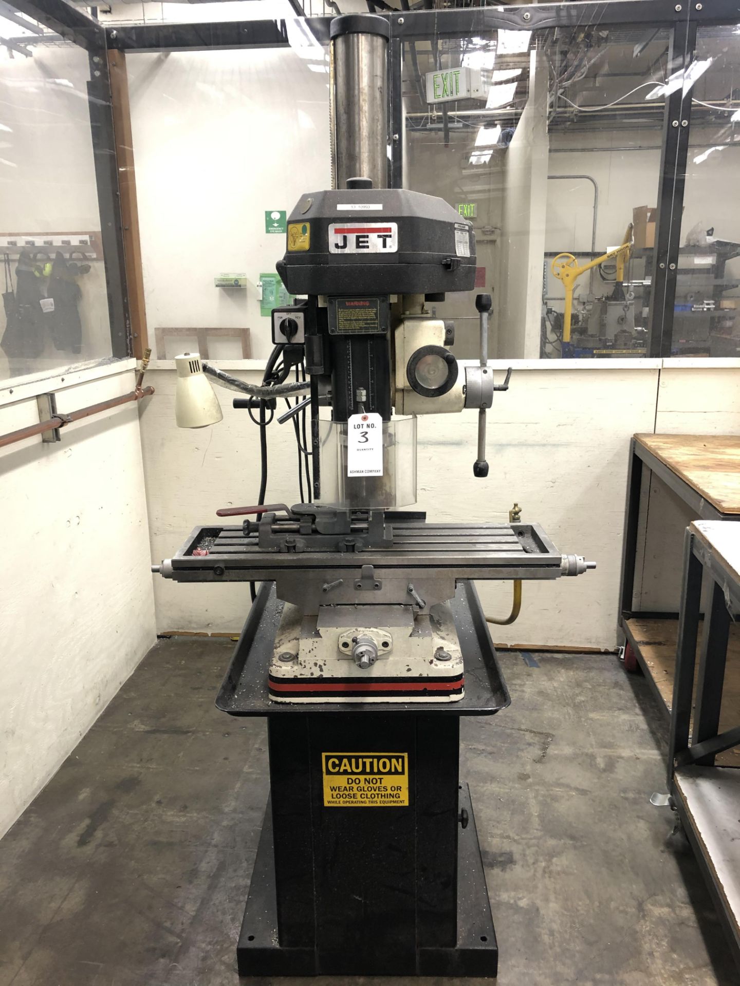 Jet JMD-18 PFN Drill Presses- 2 hp motor, 0-3,000 rpm, 18”, power downfeed, s/n’s- 13073902