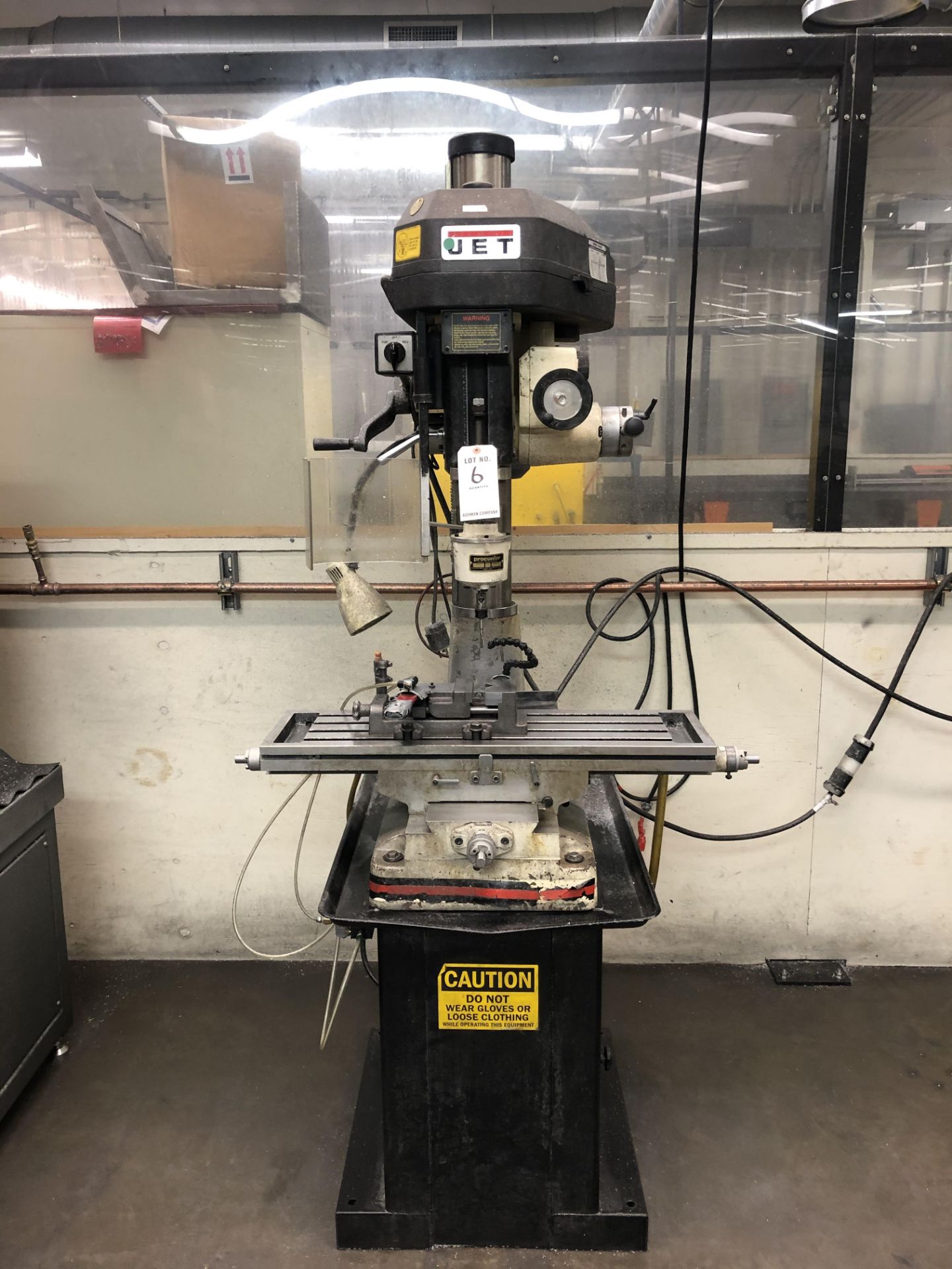 (1) Jet JMD-18 Drill Presses PFN - 2 hp motor, 0-3,000 rpm, 18”, power downfeed, With Procunier