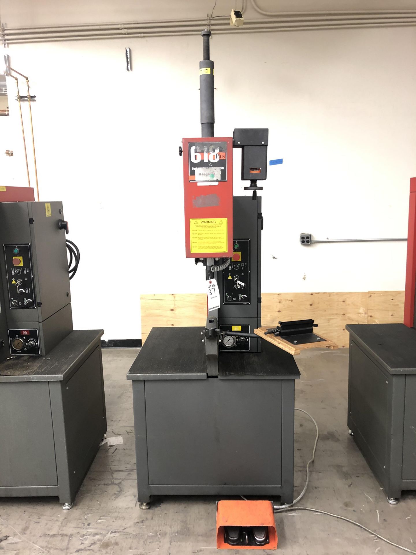 2010 Haeger 618 Plus Insertion Machines- 12,000 lb max force, 18” throat depth, 0-8” stroke, 10