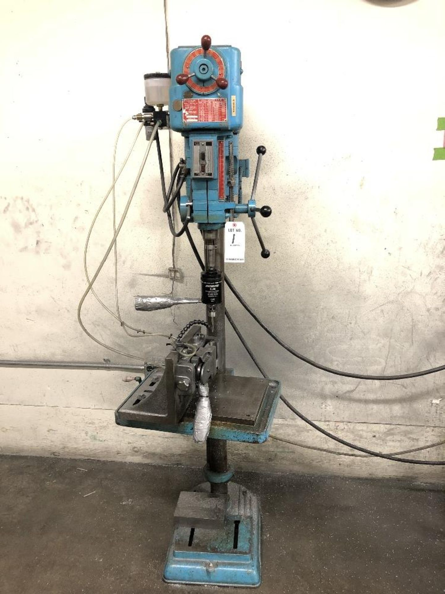 Powermatic 1150 Drill Press With Tapmatic RX 50 Tapping Head