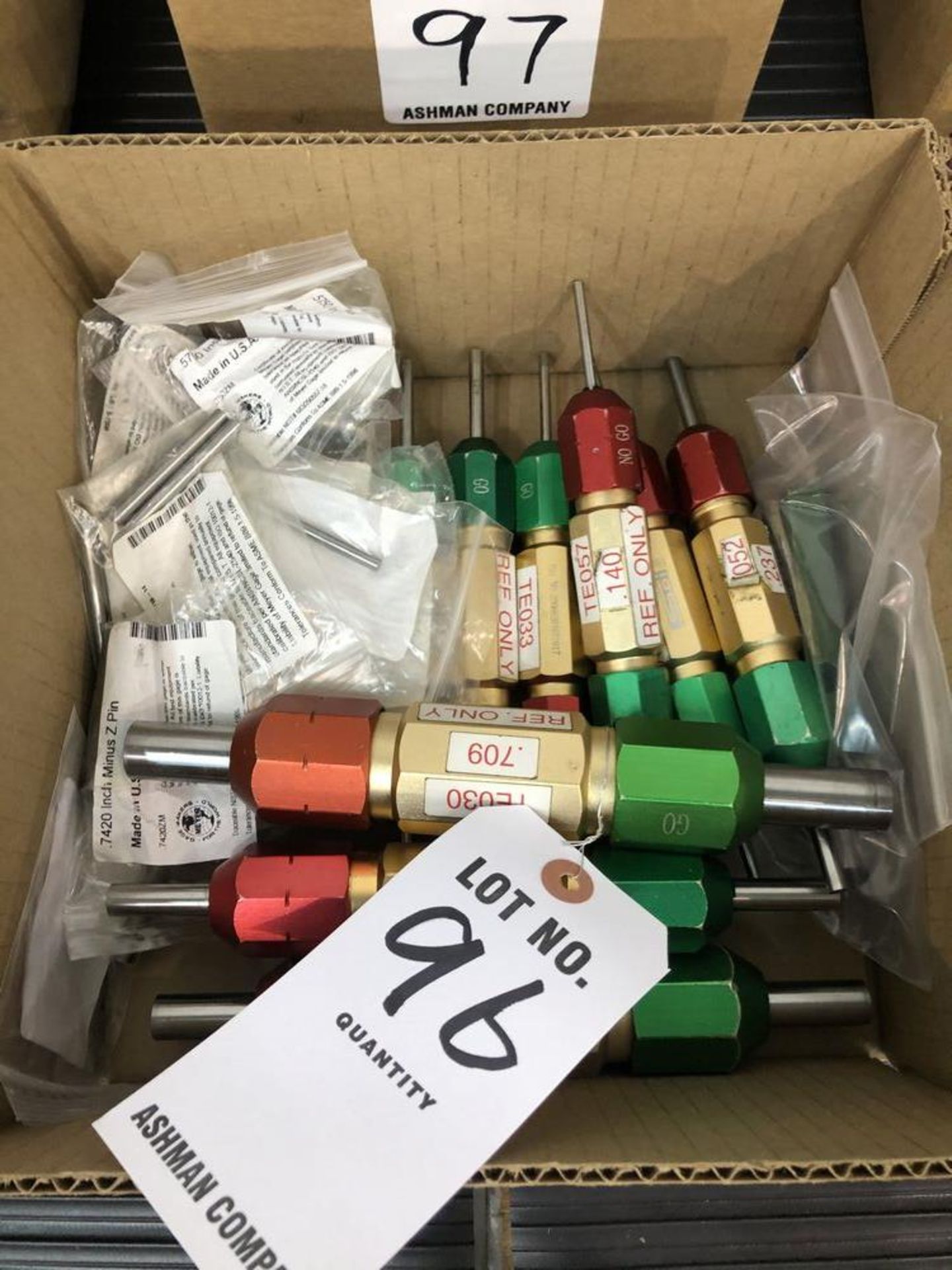 Lot: Misc. go/no go plug gages