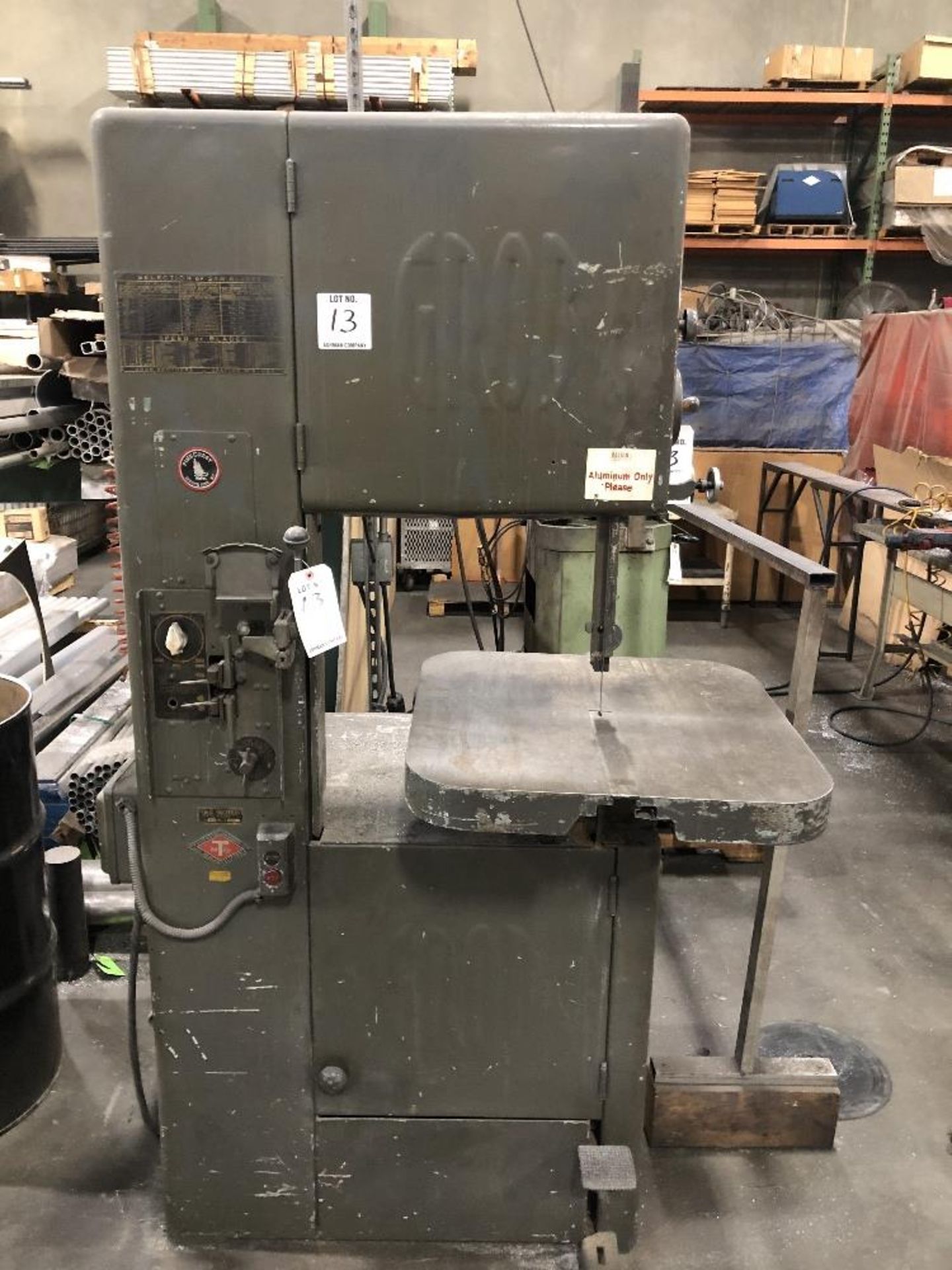 Grob NS 18 Vertical Bandsaw