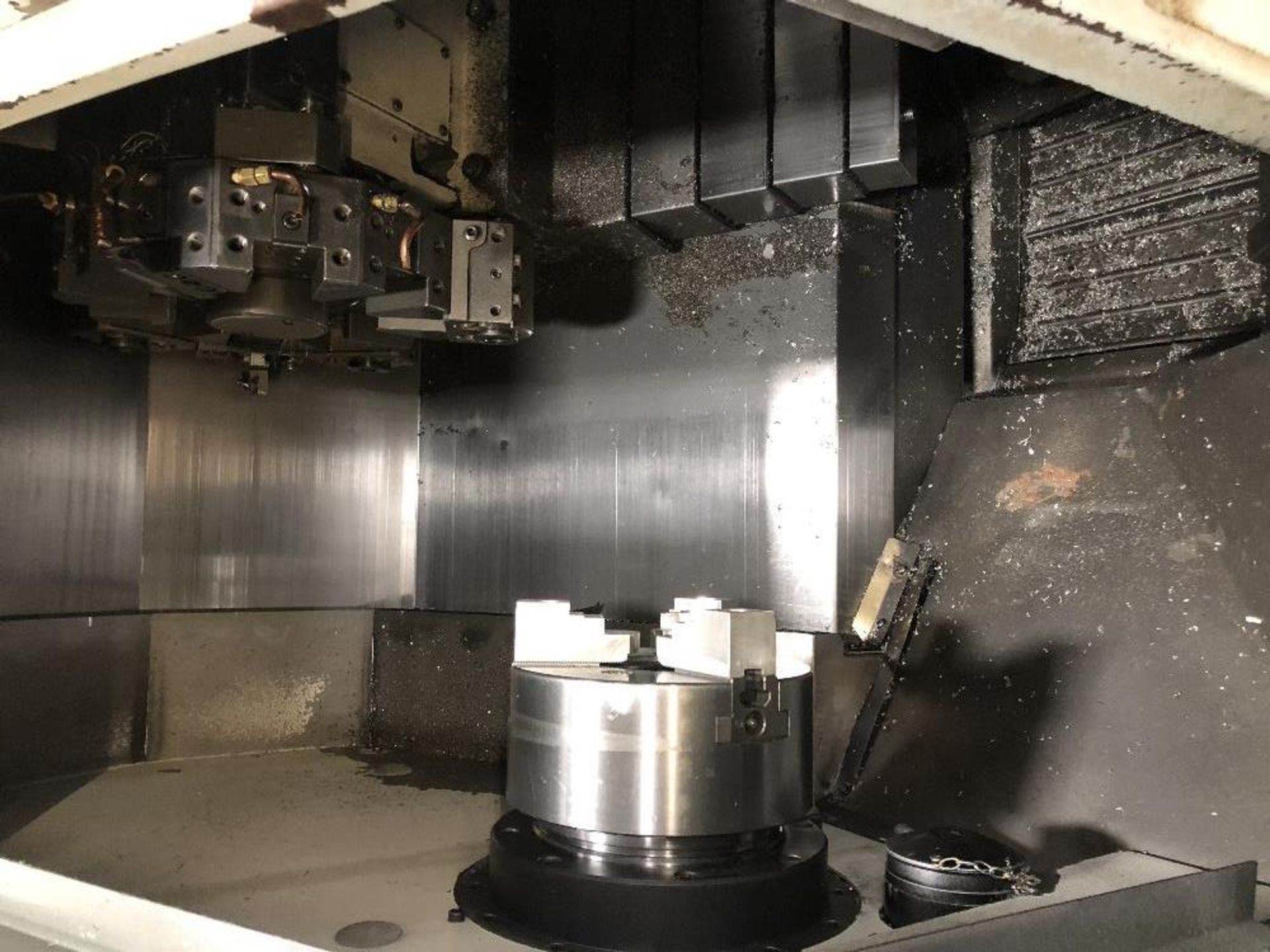 2000 Mori Seiki CL-203B CNC Lathe- 10 station turret, 3,500 rpm spindle speed, 11 hp, 8” Chuck, 2.5” - Image 2 of 4